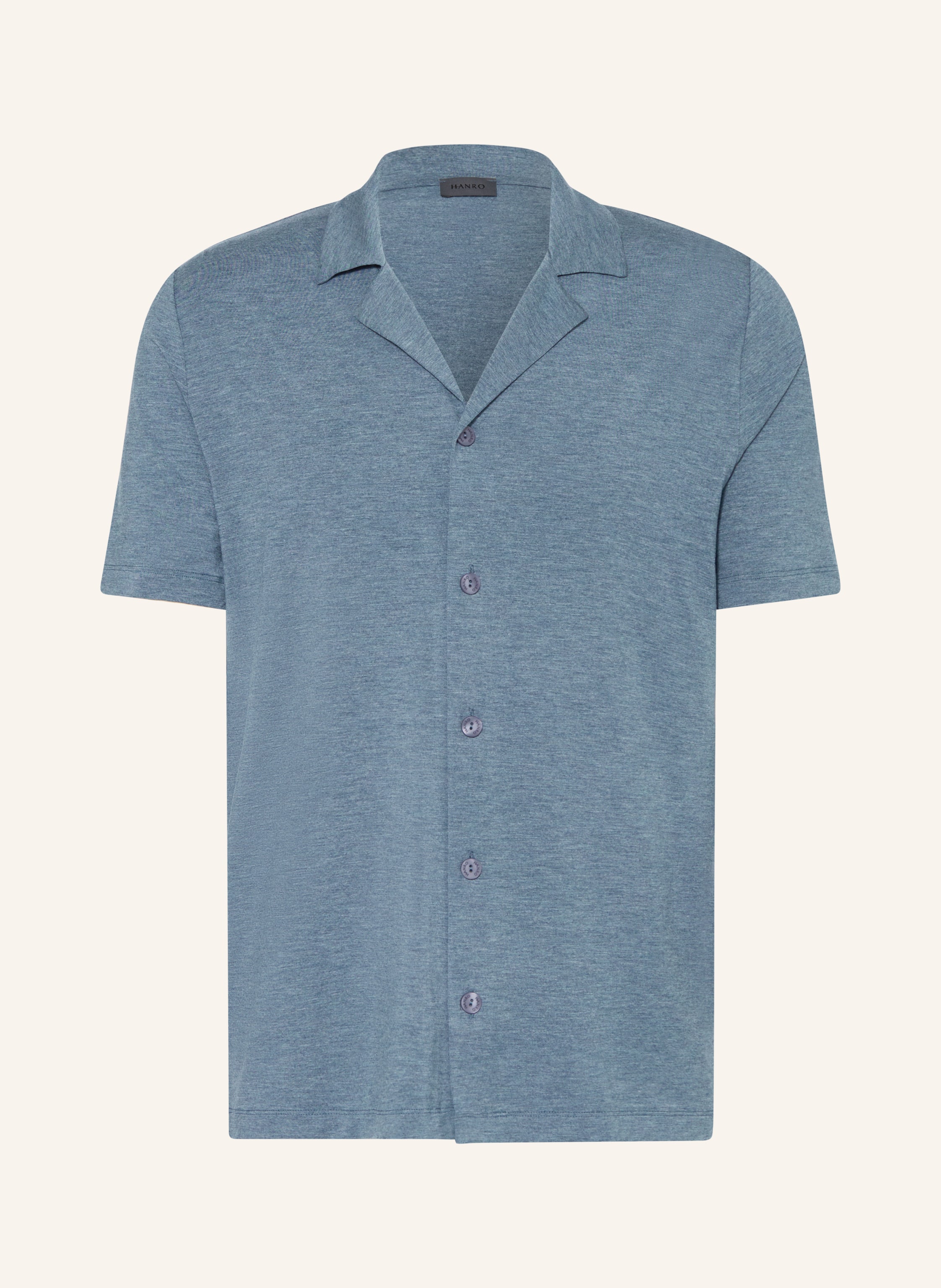 Hanro Schlafshirt Casuals blau