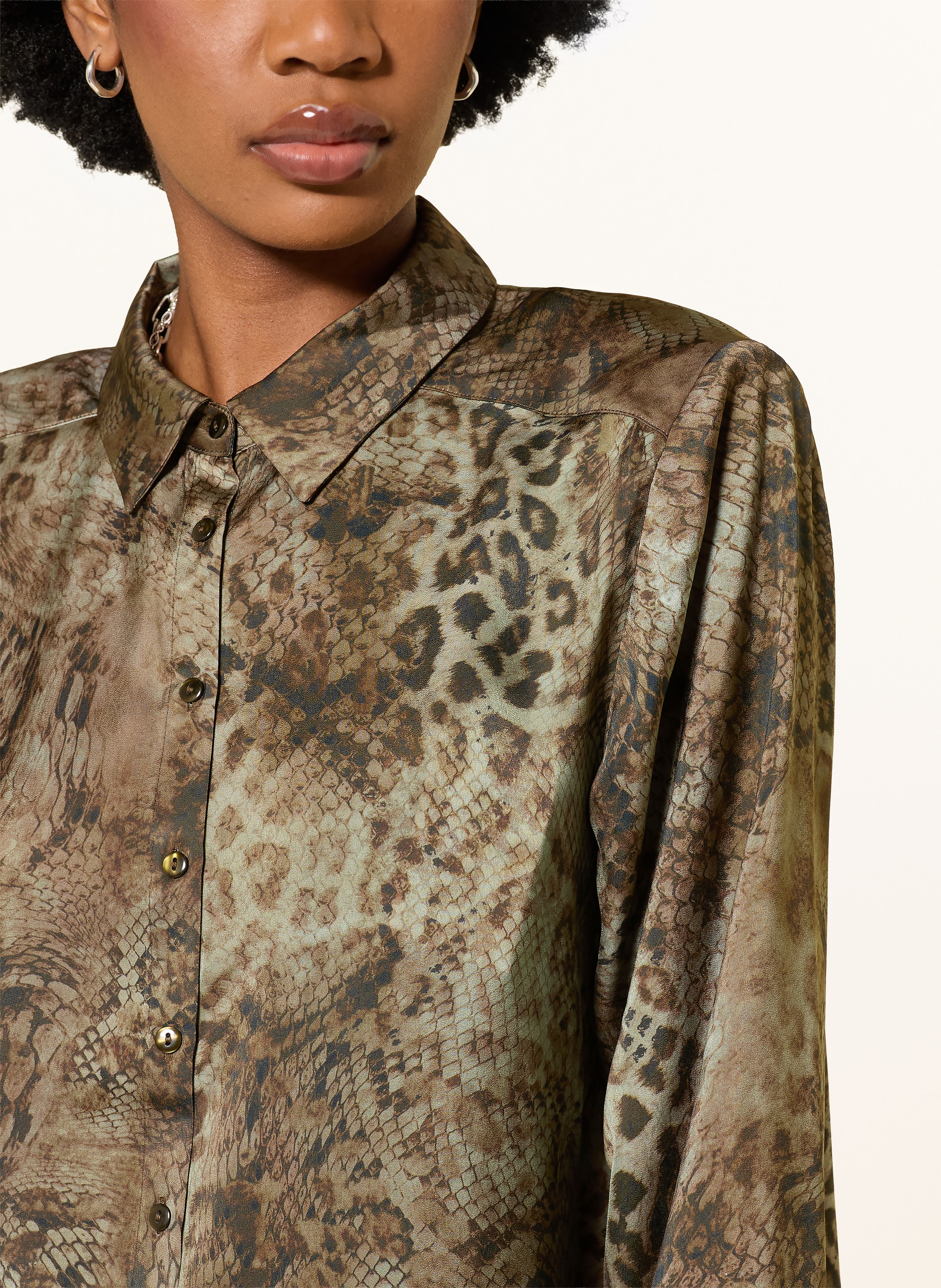 Thumbnail - Ba&Sh Hemdbluse Cornelia gruen