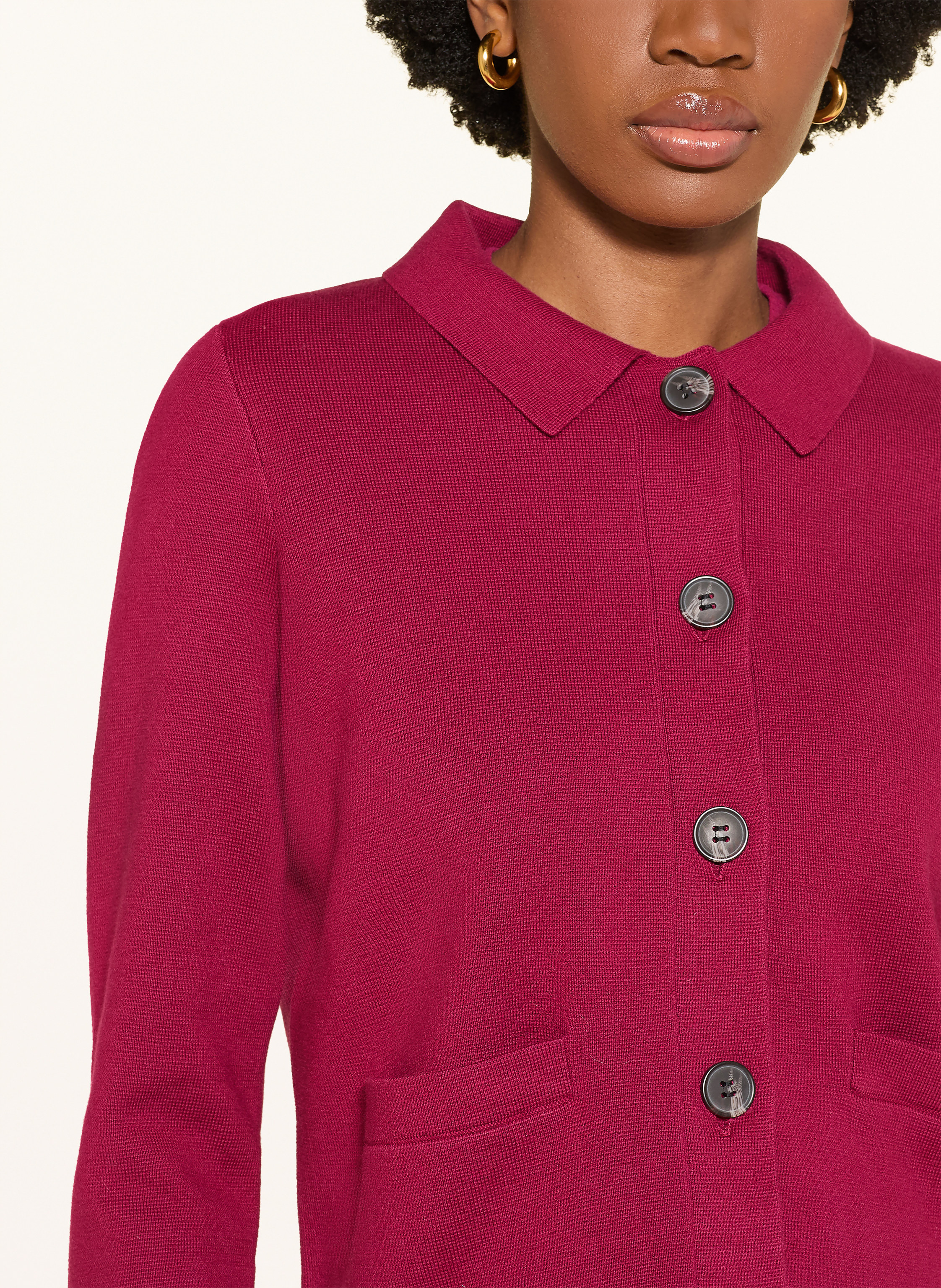 Thumbnail - Hobbs Strickjacke Mia pink