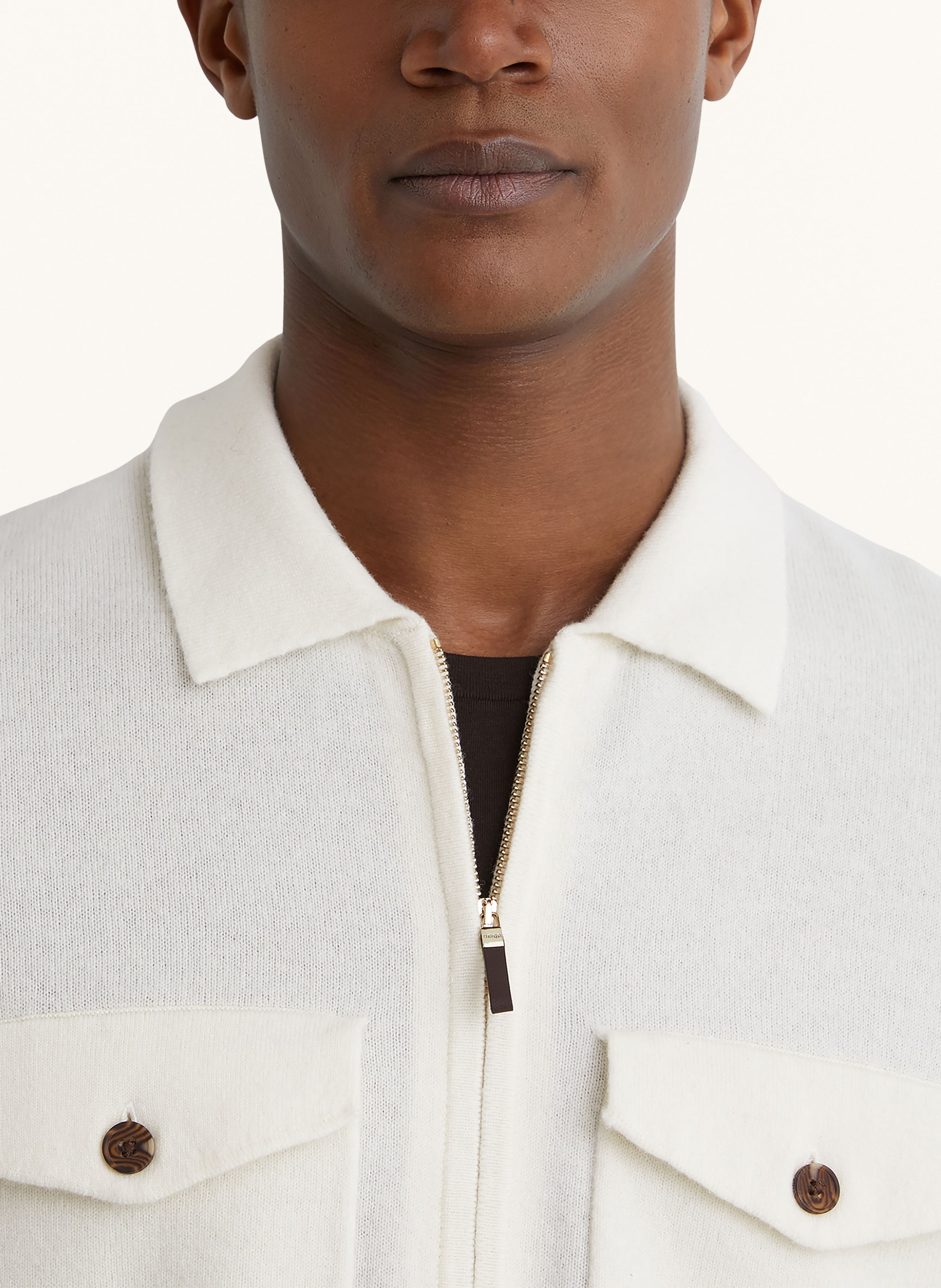 Thumbnail - Reiss Strickjacke Dunstall weiss