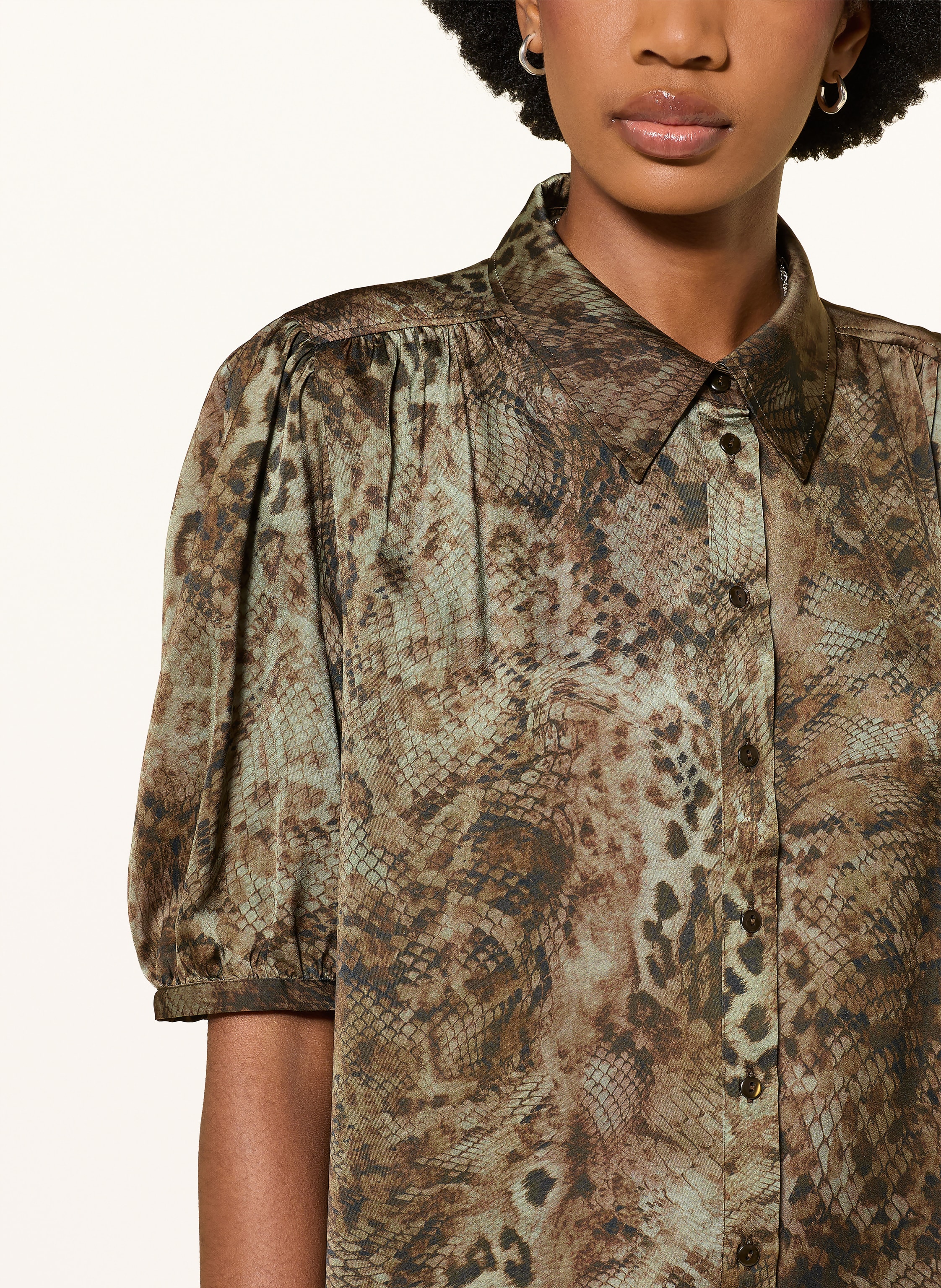 Thumbnail - Ba&Sh Hemdblusenkleid Corma gruen