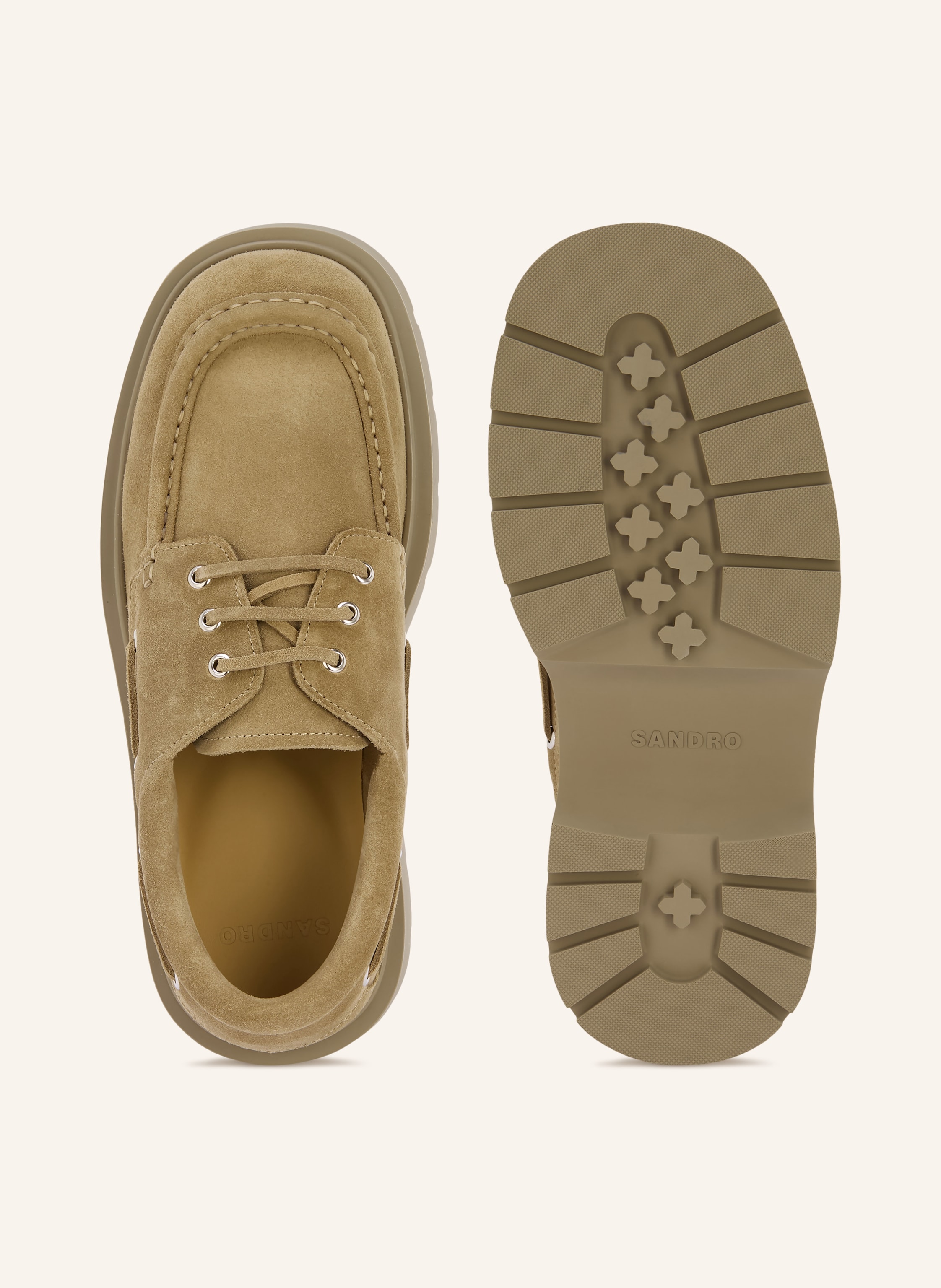 Thumbnail - Sandro Bootsschuhe beige