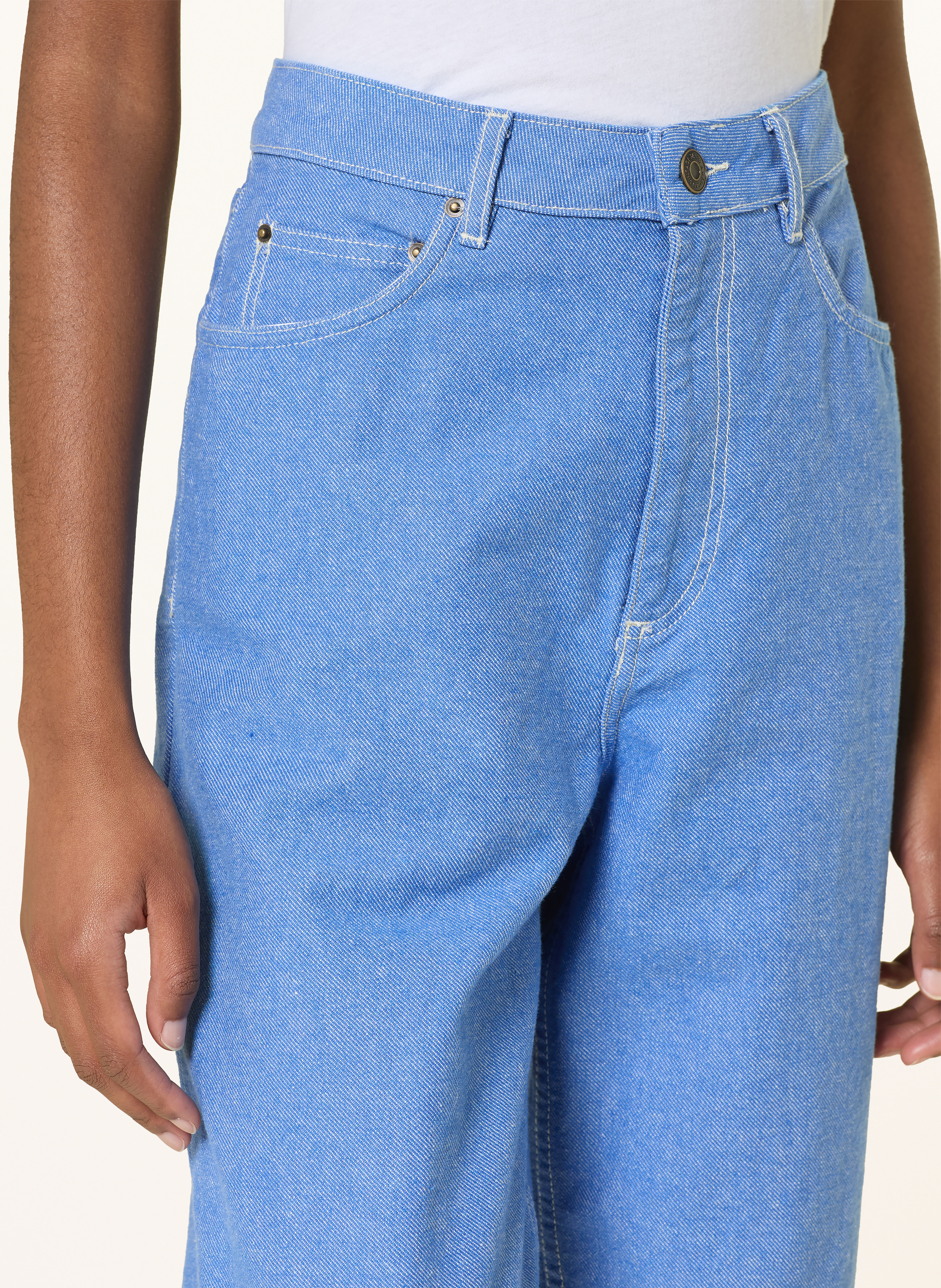 Thumbnail - American Vintage Wide Leg Jeans blau