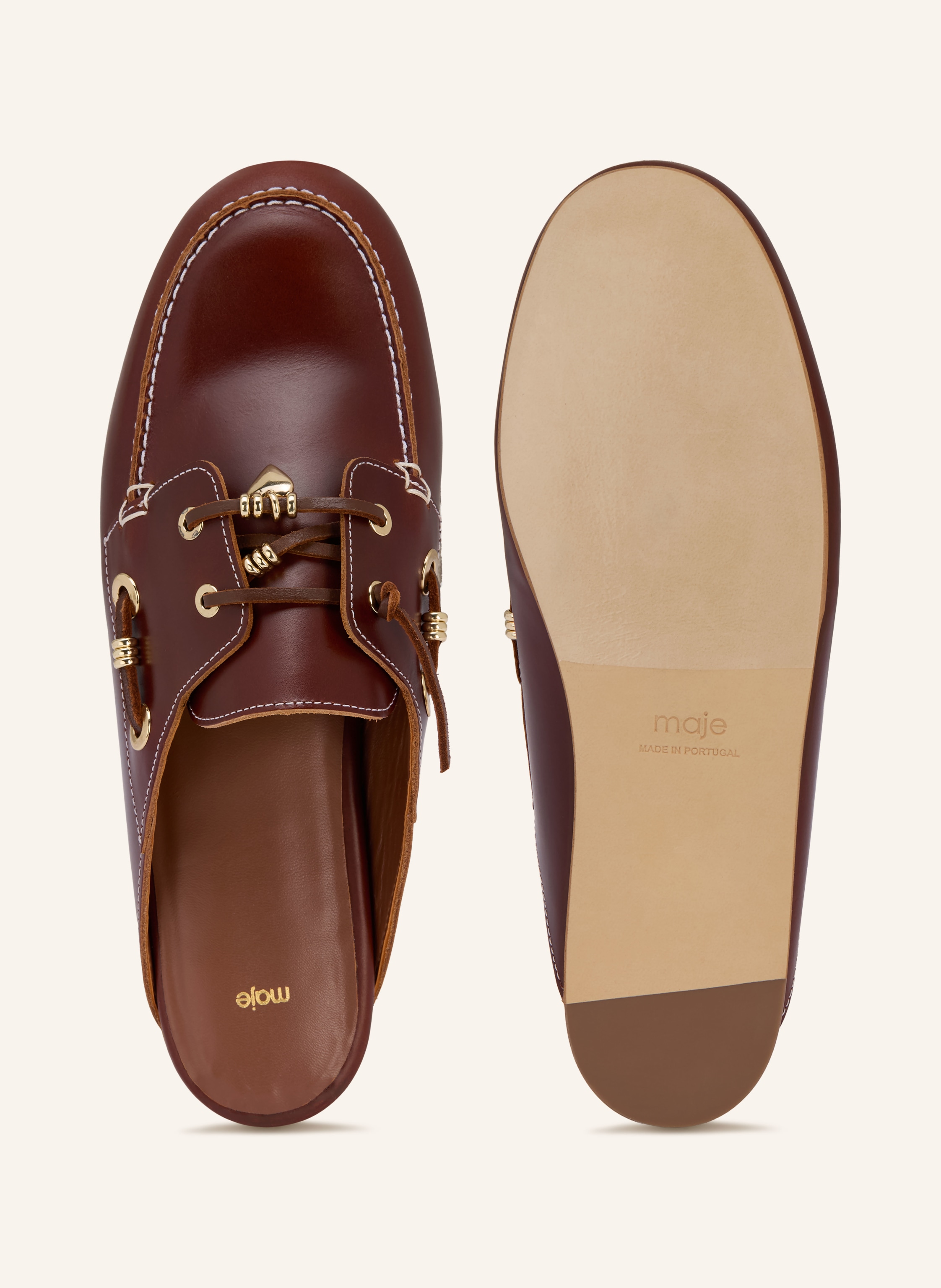 Thumbnail - Maje Mules braun