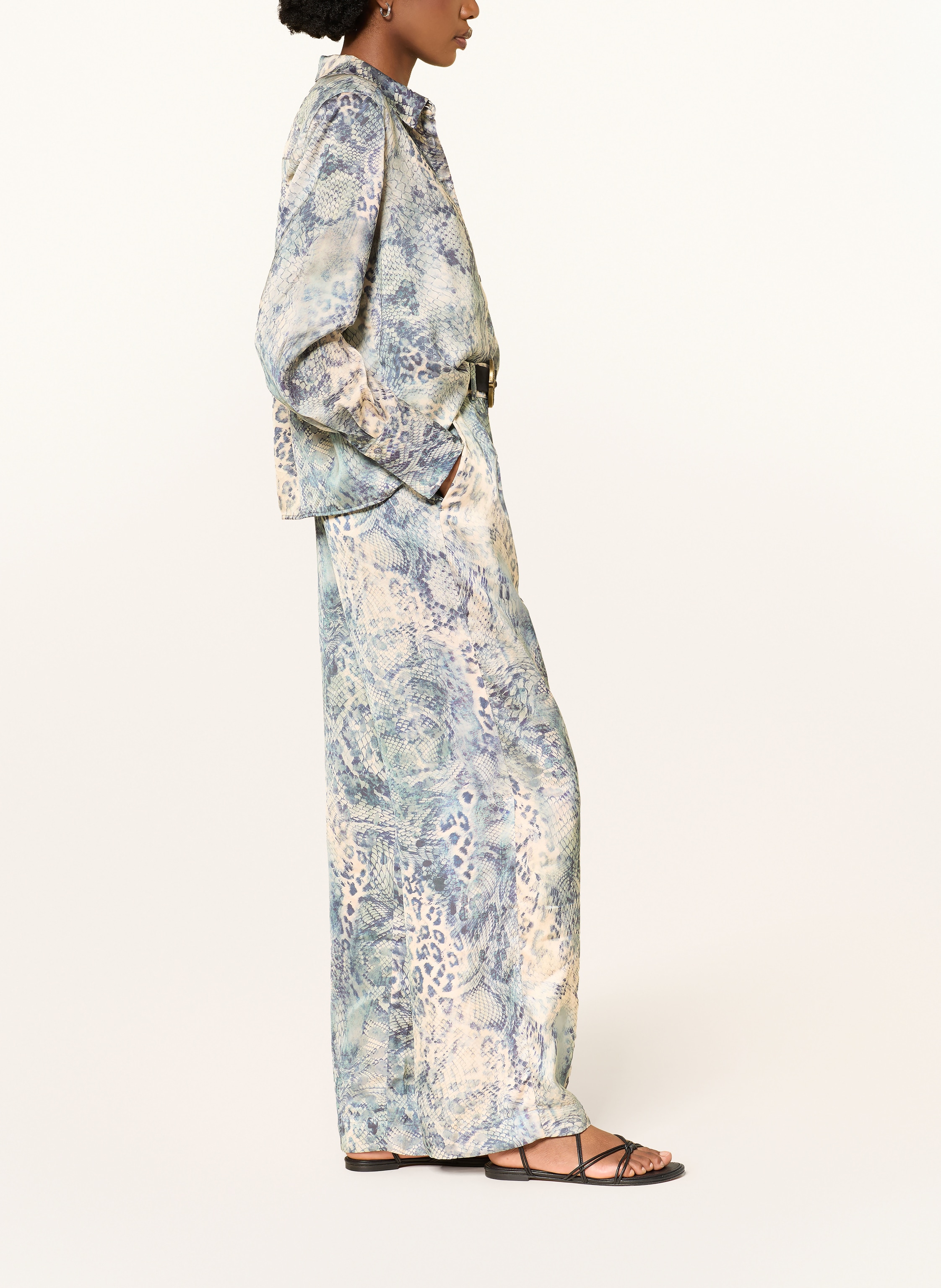 Thumbnail - Ba&Sh Marlenehose Carrina blau