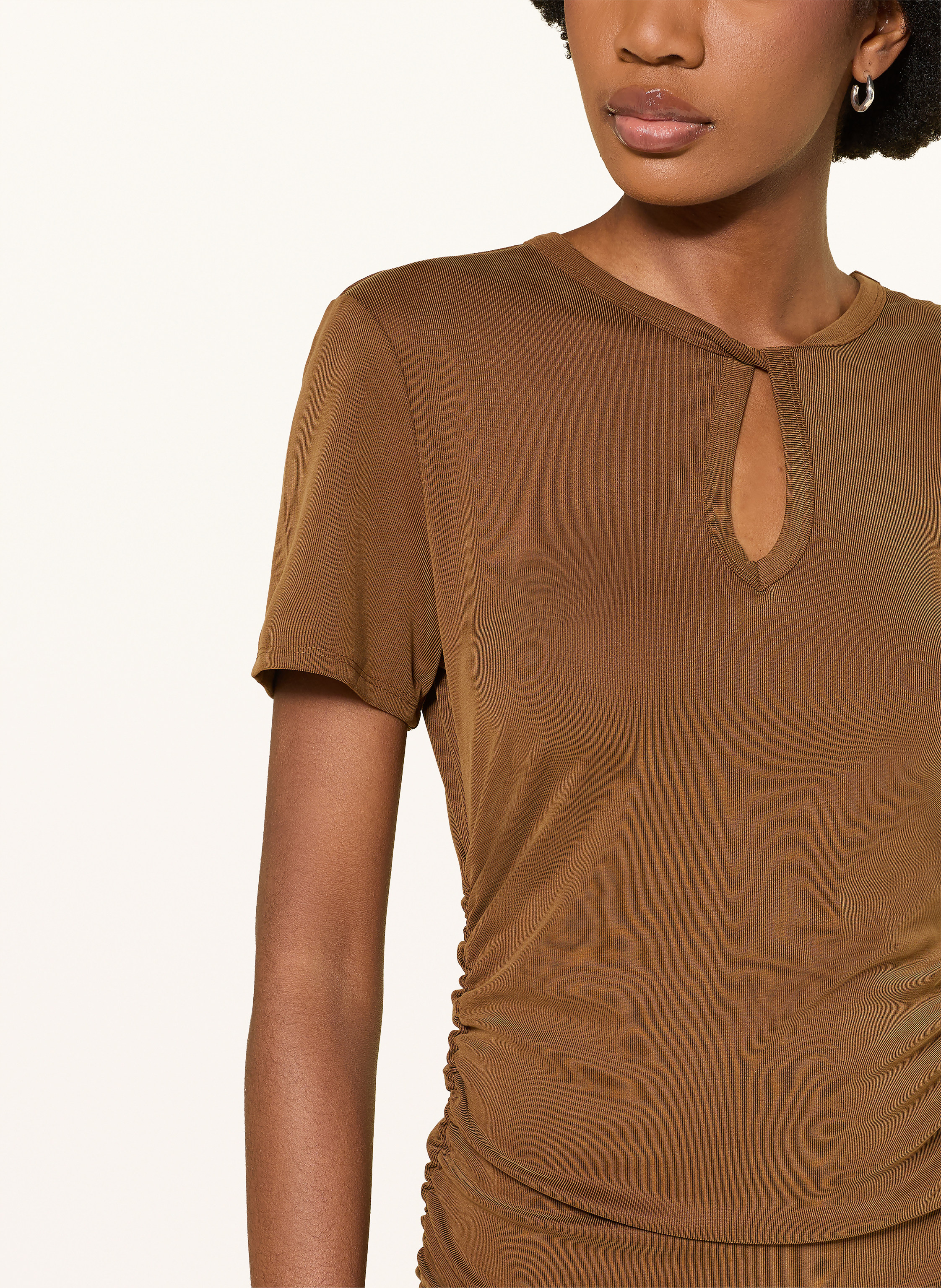 Thumbnail - Ba&Sh Etuikleid Beona braun