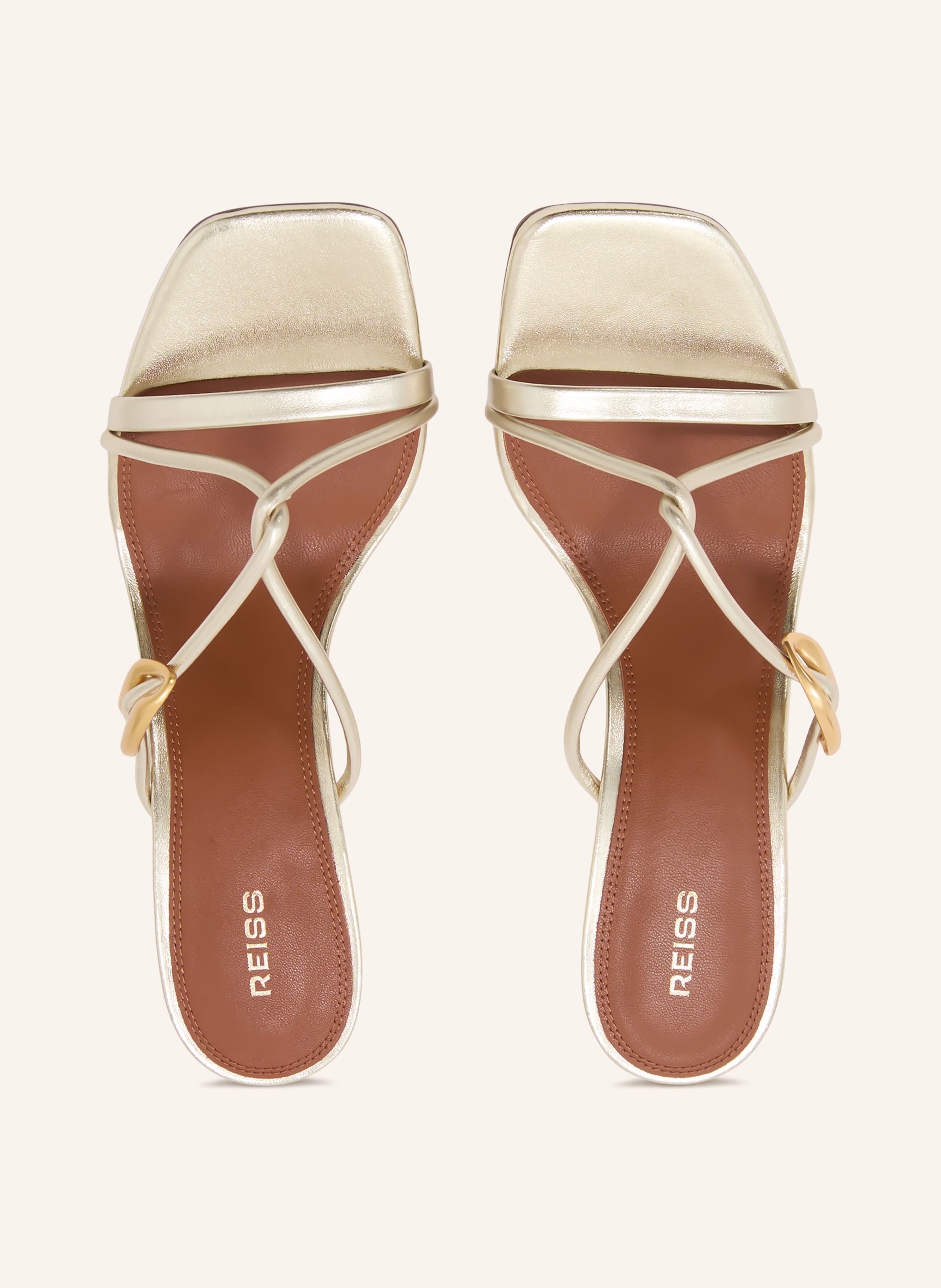 Thumbnail - Reiss Mules Alex gold