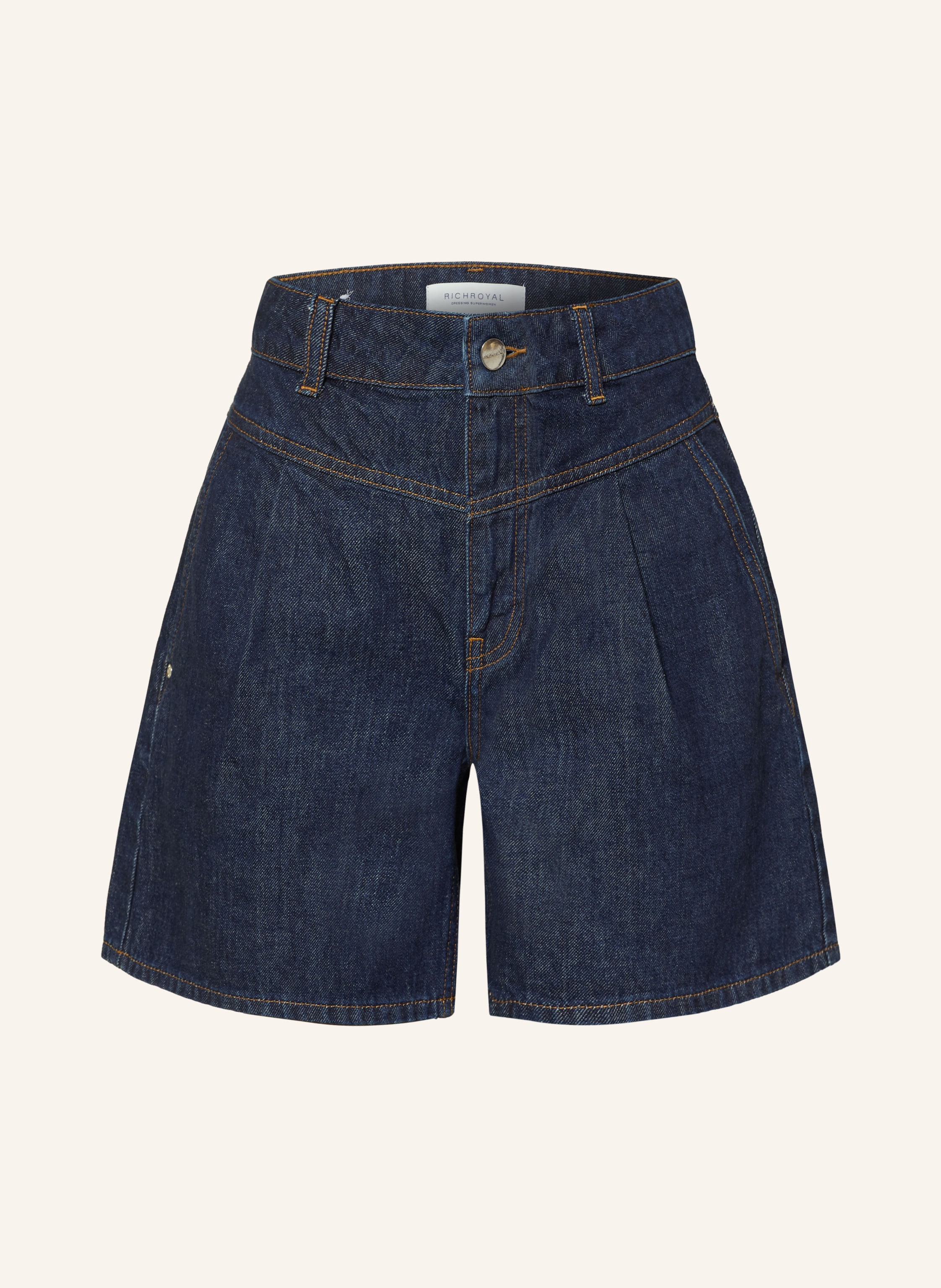Rich & Royal Jeansshorts blau