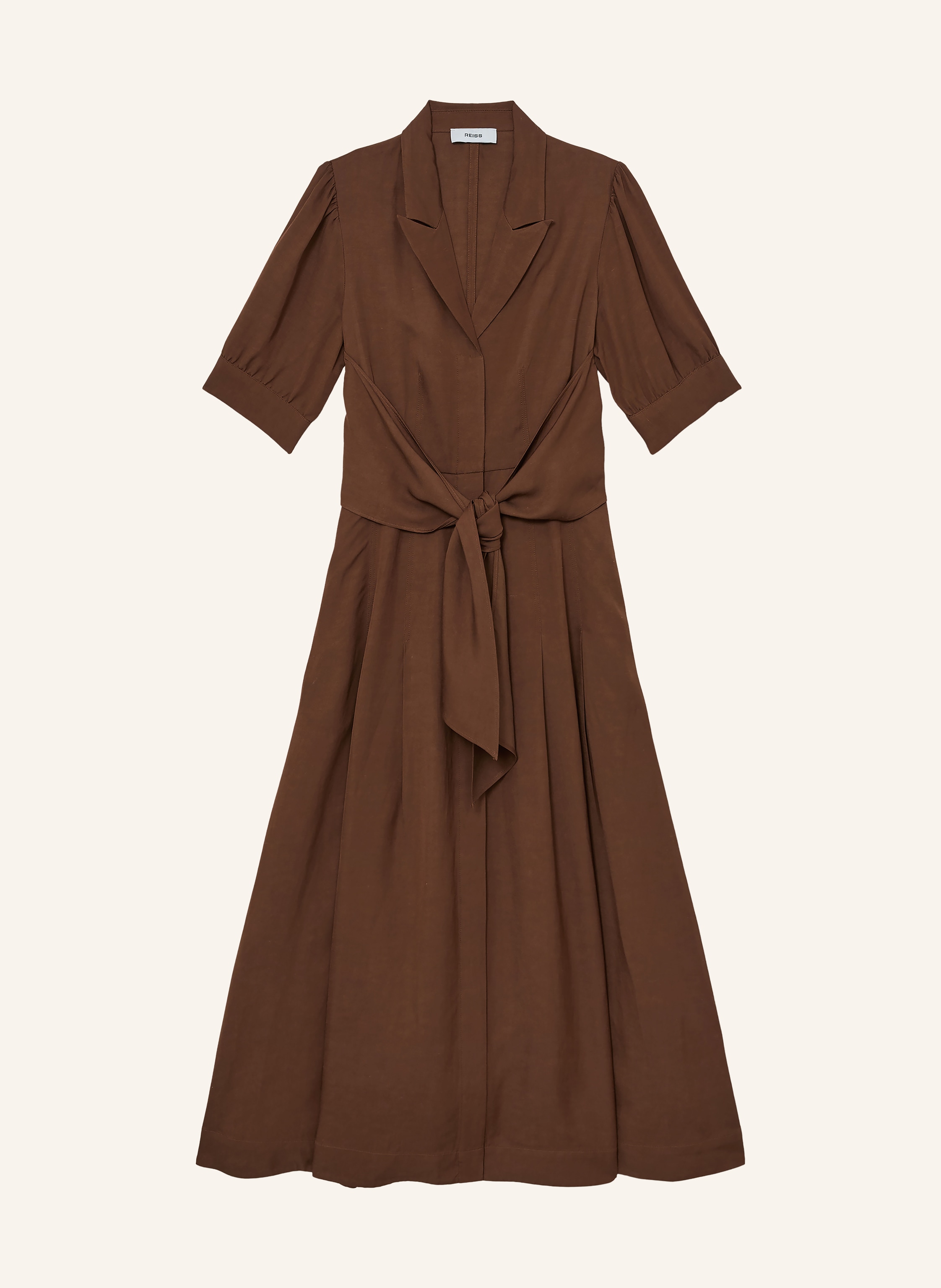 Reiss Kleid Tessera braun
