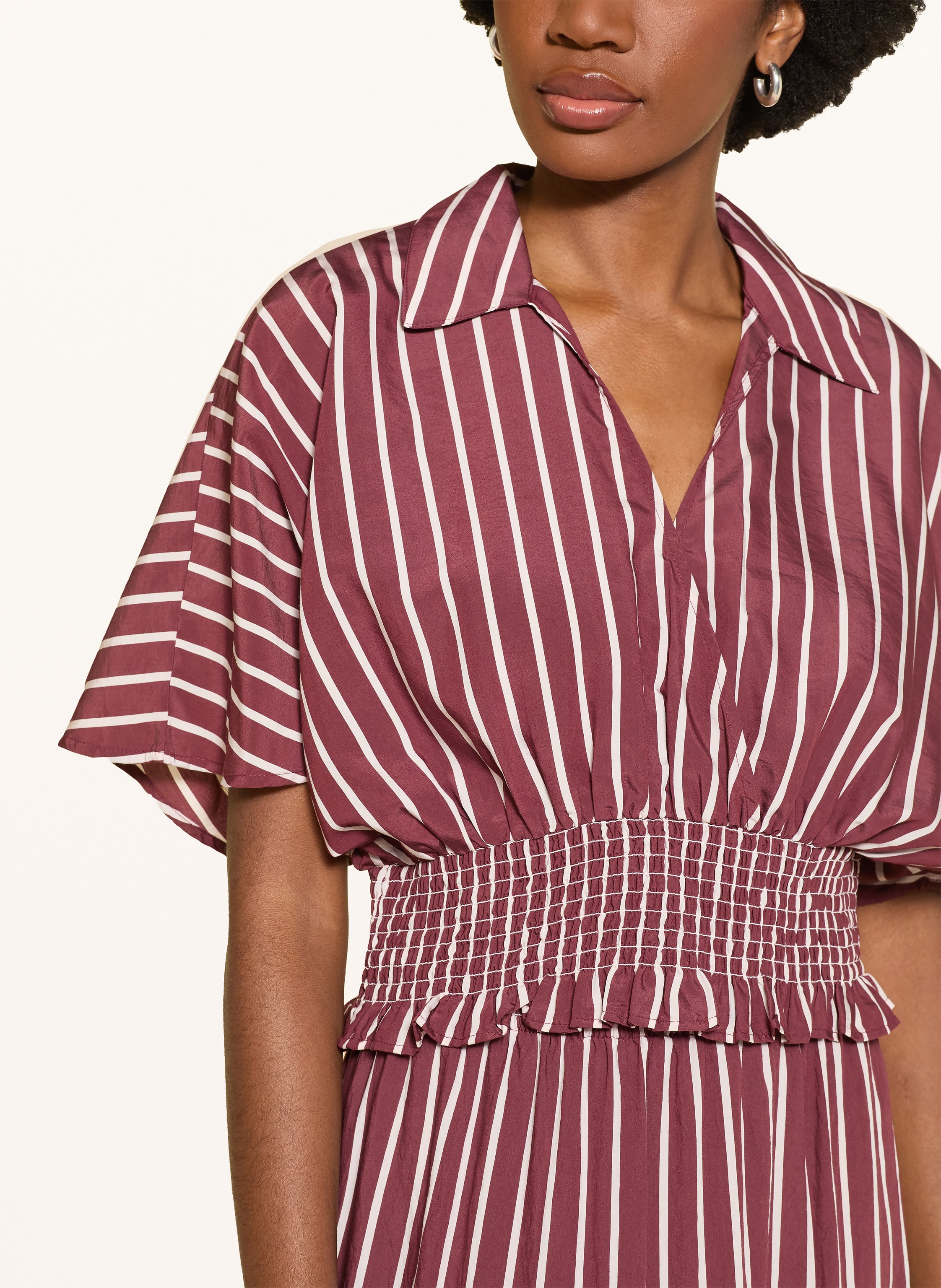 Thumbnail - Claudie Pierlot Blusenshirt Mit Rüschen rot