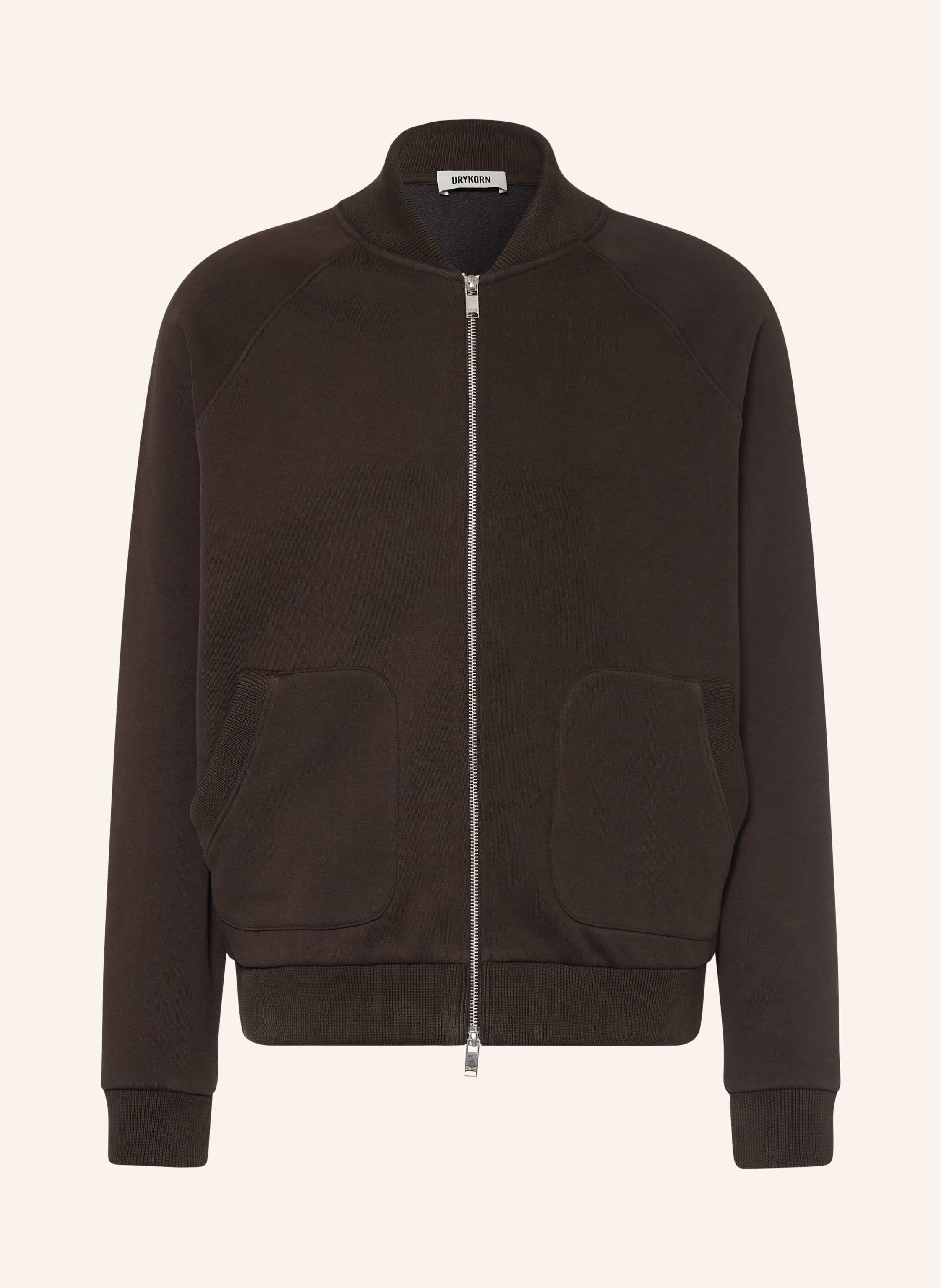 Drykorn Sweatjacke Farek braun