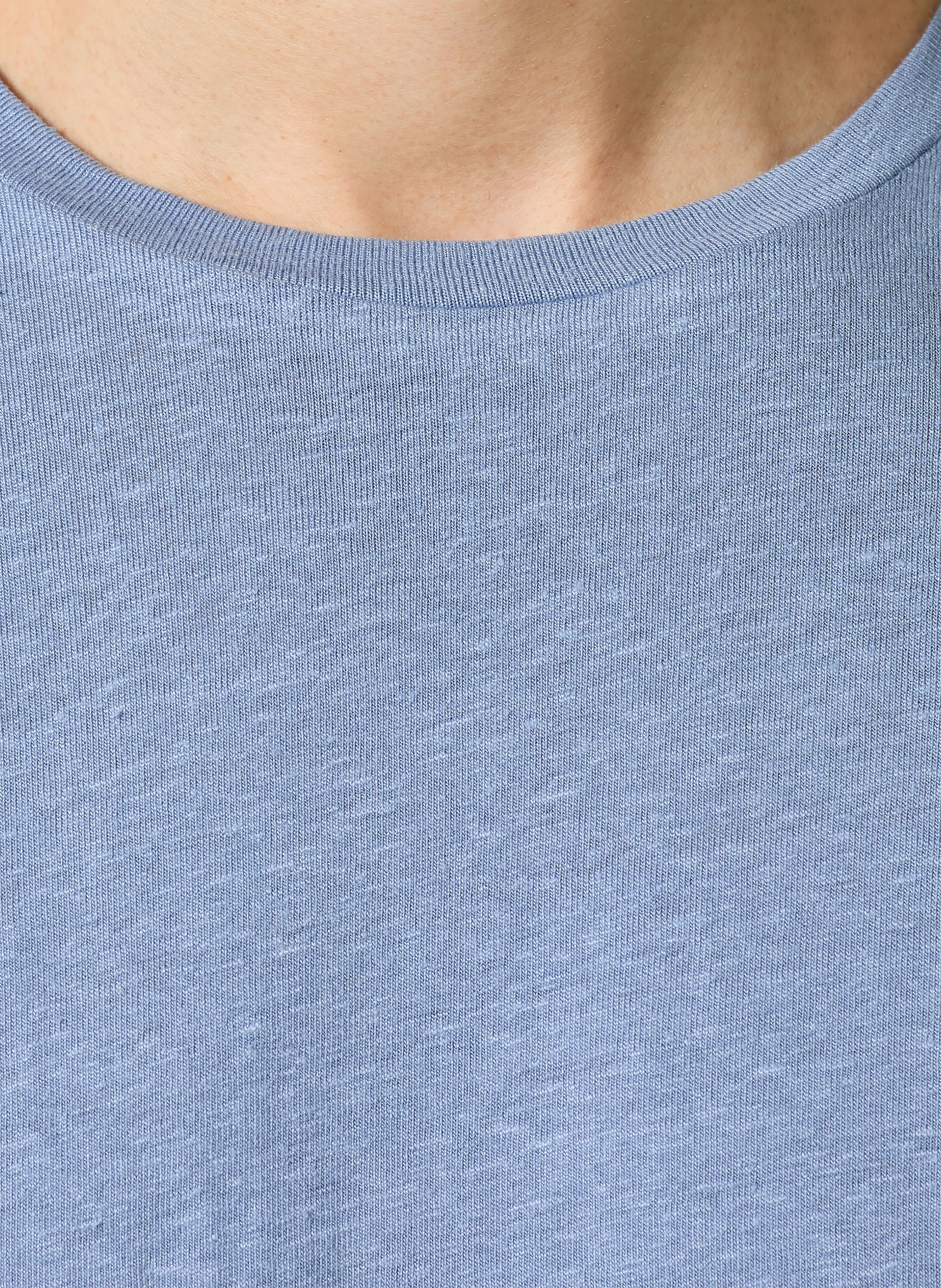 Thumbnail - Stefan Brandt T-Shirt Enno Aus Leinen blau