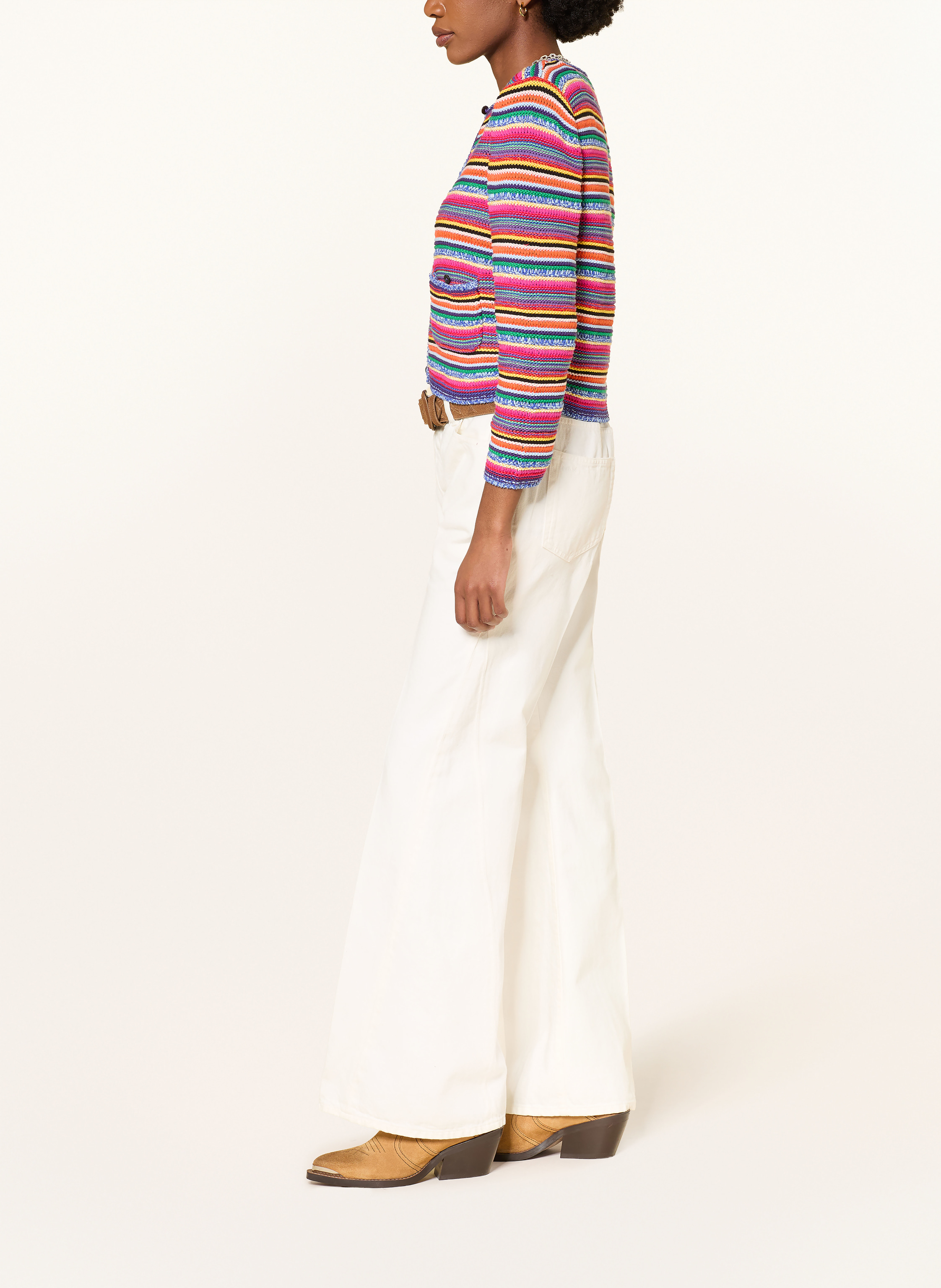 Thumbnail - Ba&Sh Flared Jeans Badou weiss