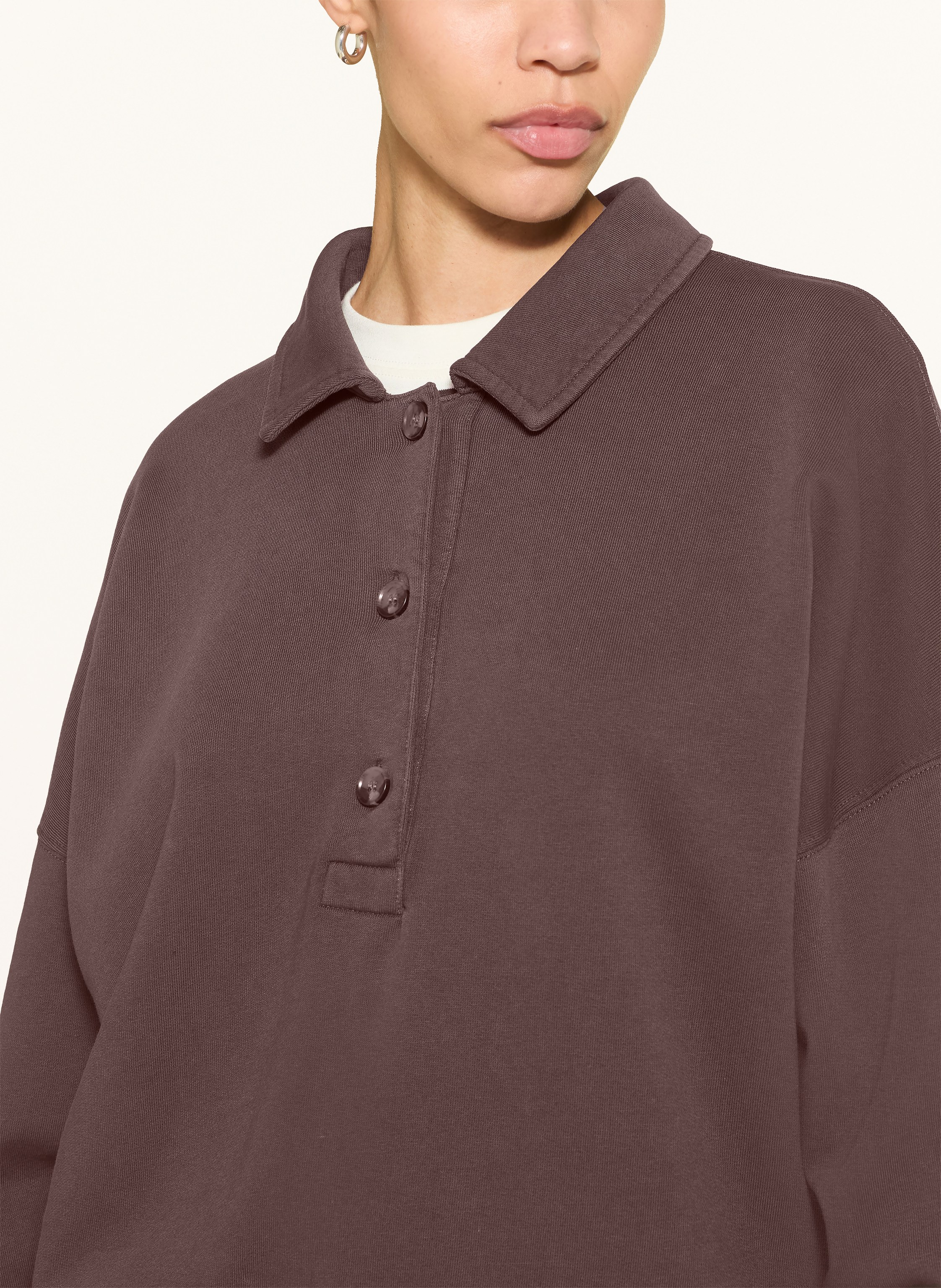 Thumbnail - Arket Jersey-Poloshirt Flora braun