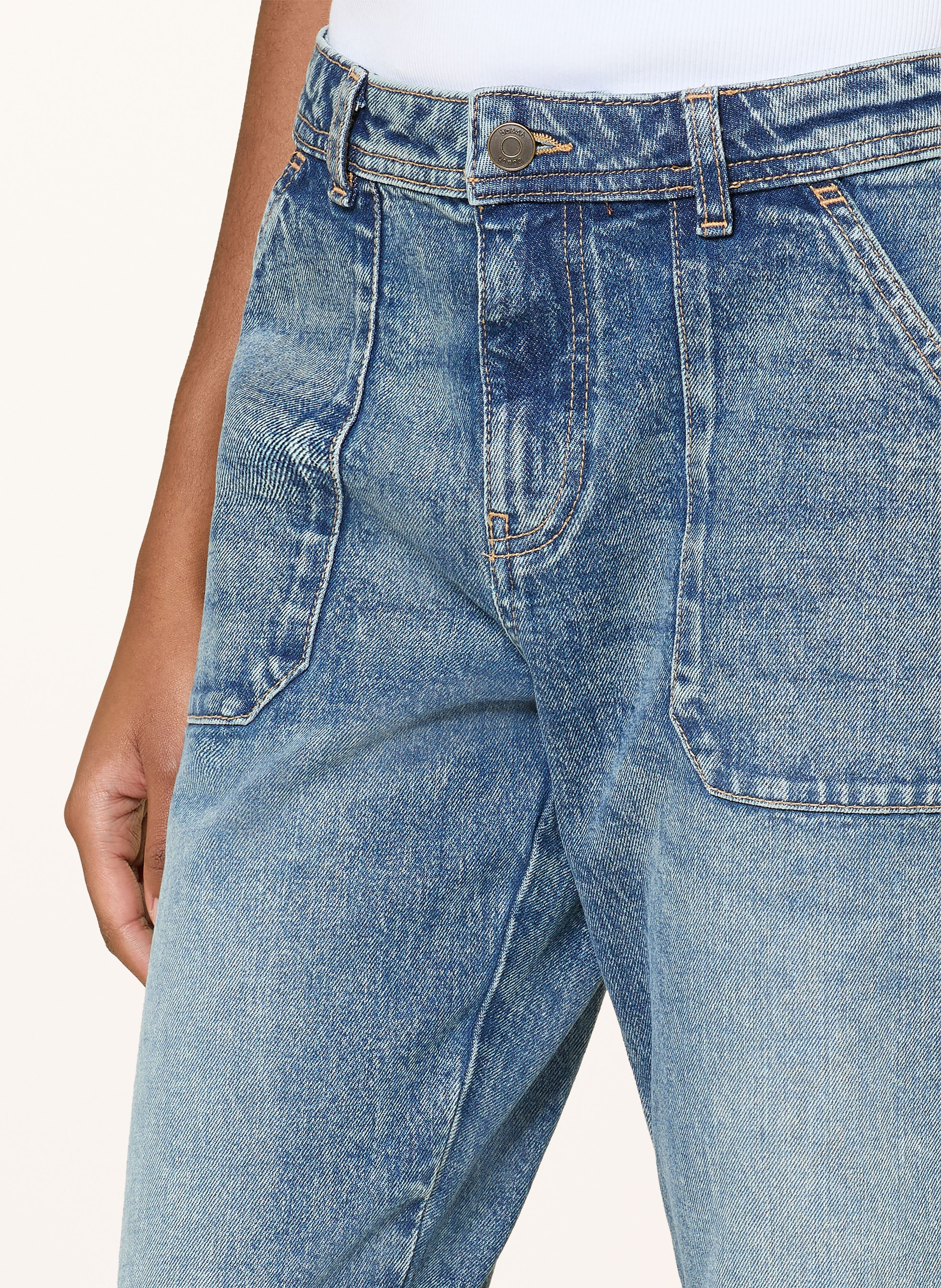 Thumbnail - Ba&Sh Cropped Jeans Mally blau