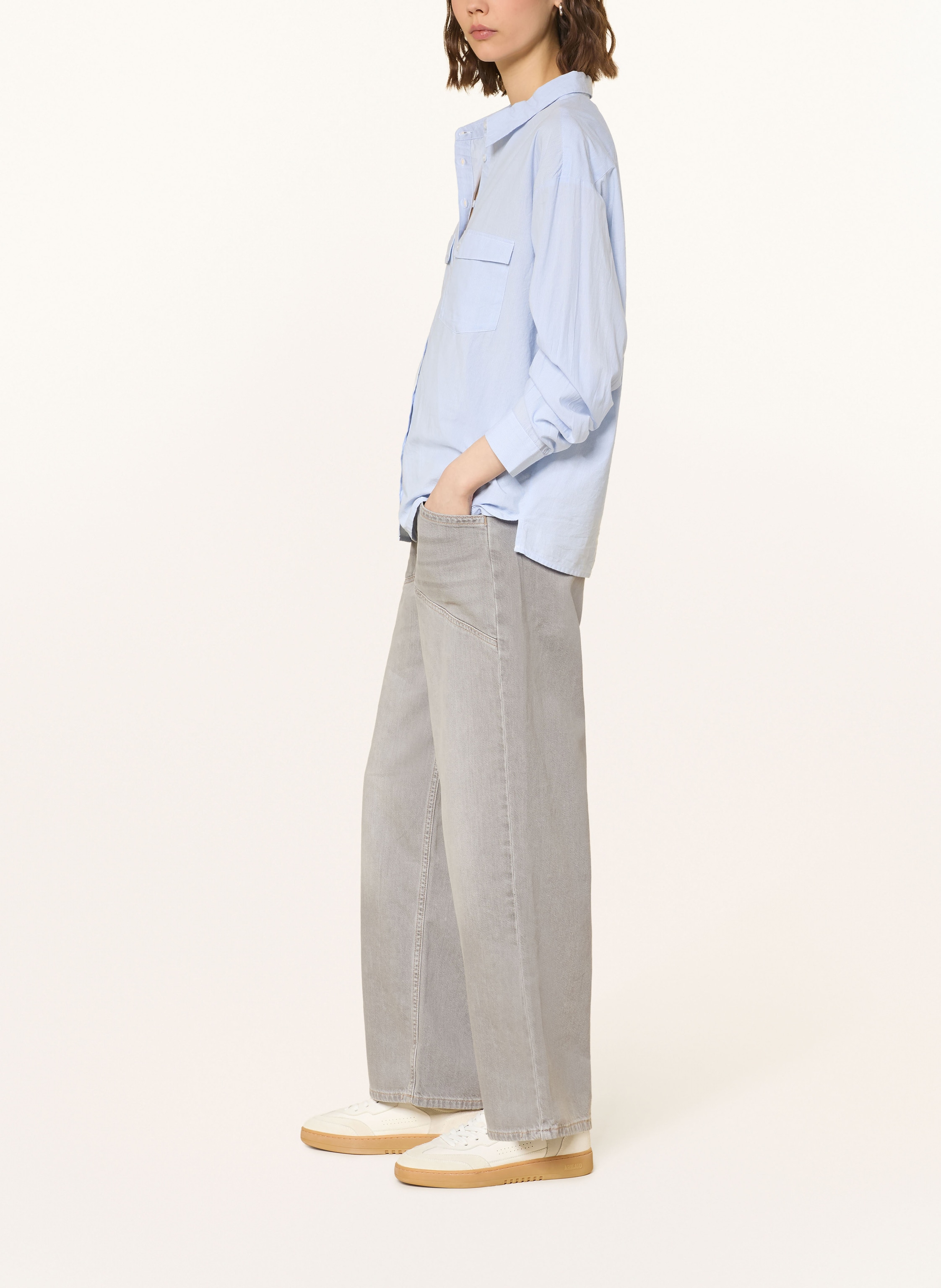 Thumbnail - Ba&Sh Wide Leg Jeans Yima grau