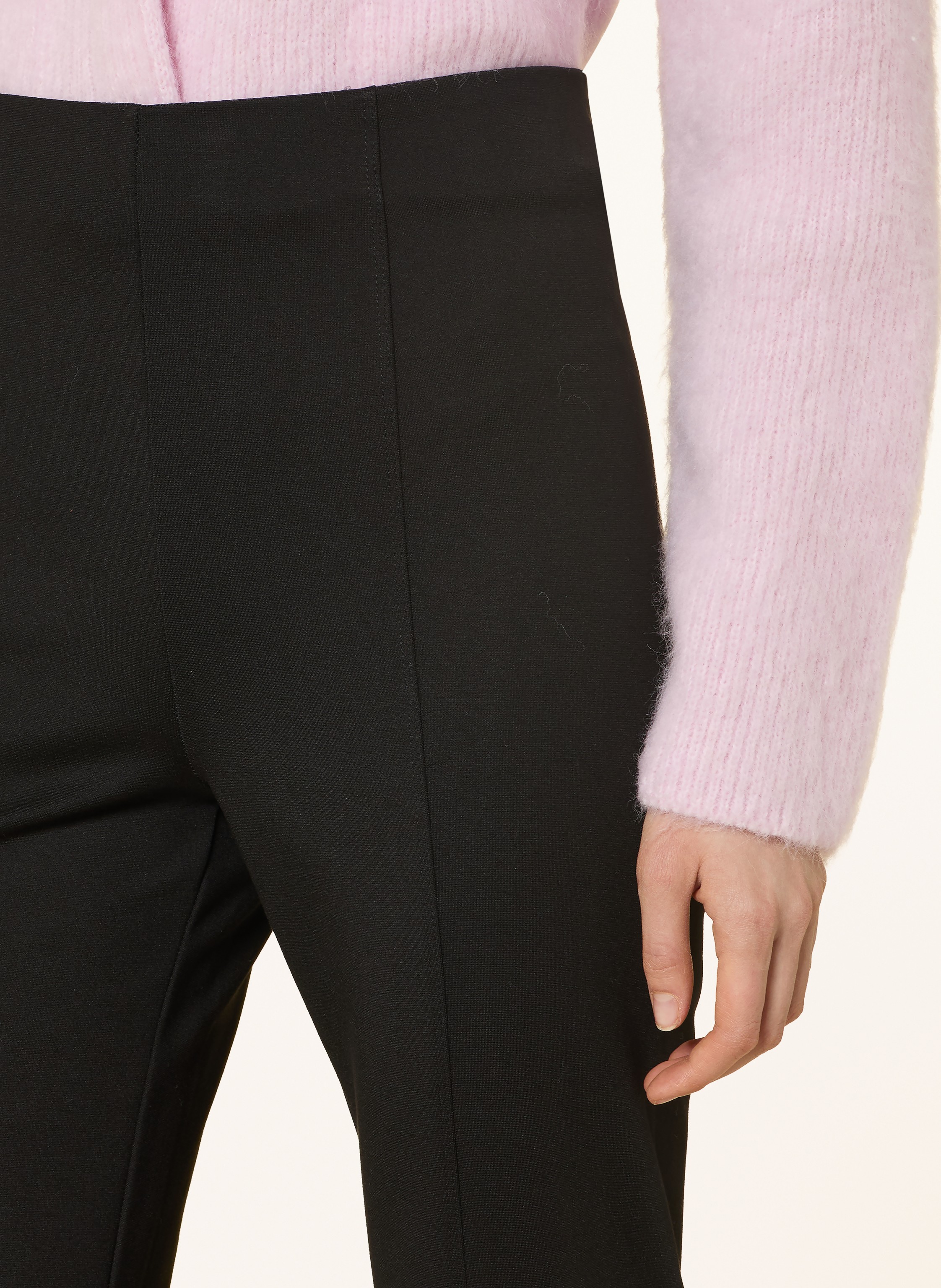 Thumbnail - Maje Bootcut-Hose schwarz