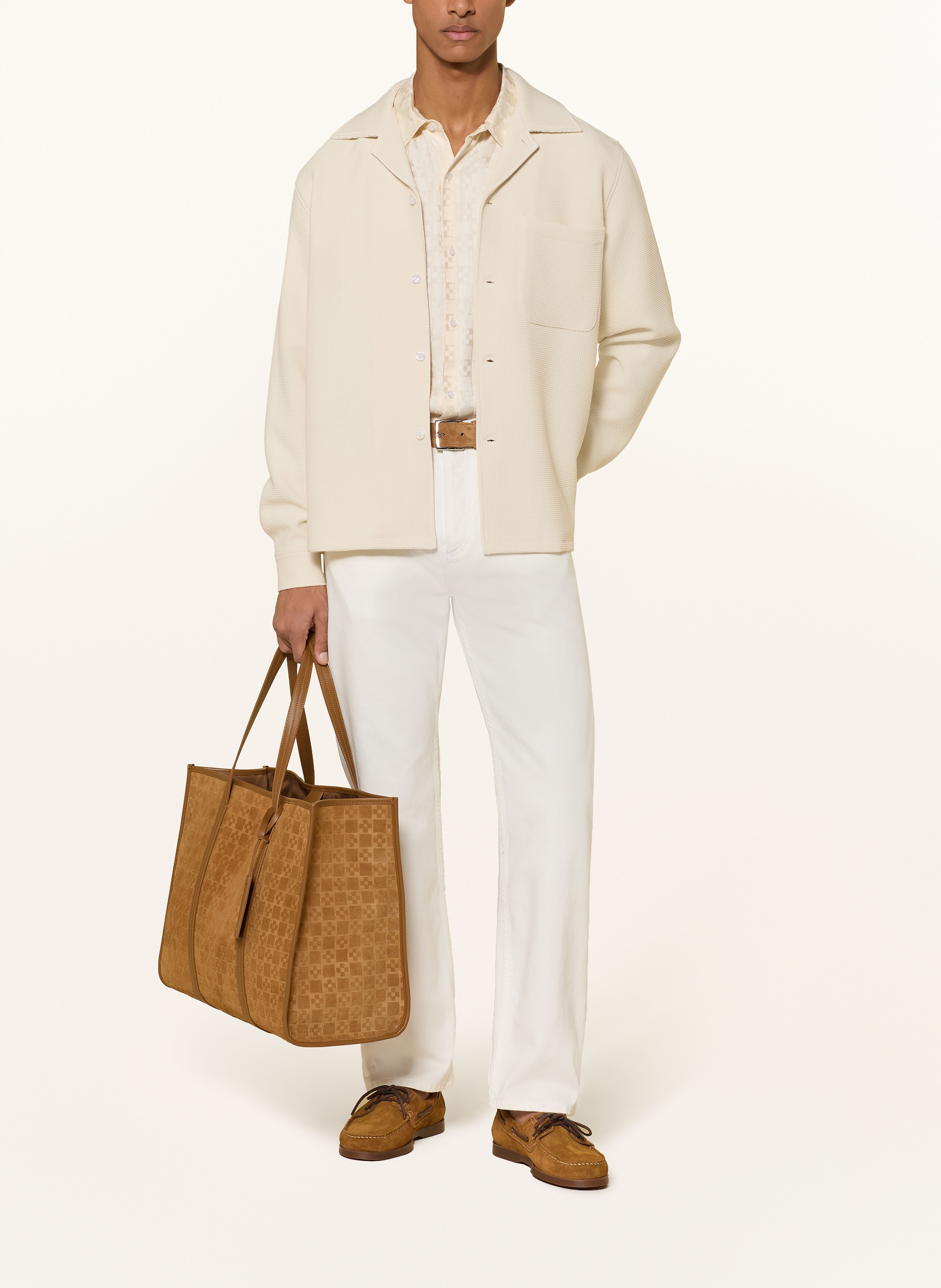 Thumbnail - Sandro Shopper Mit Pouch braun