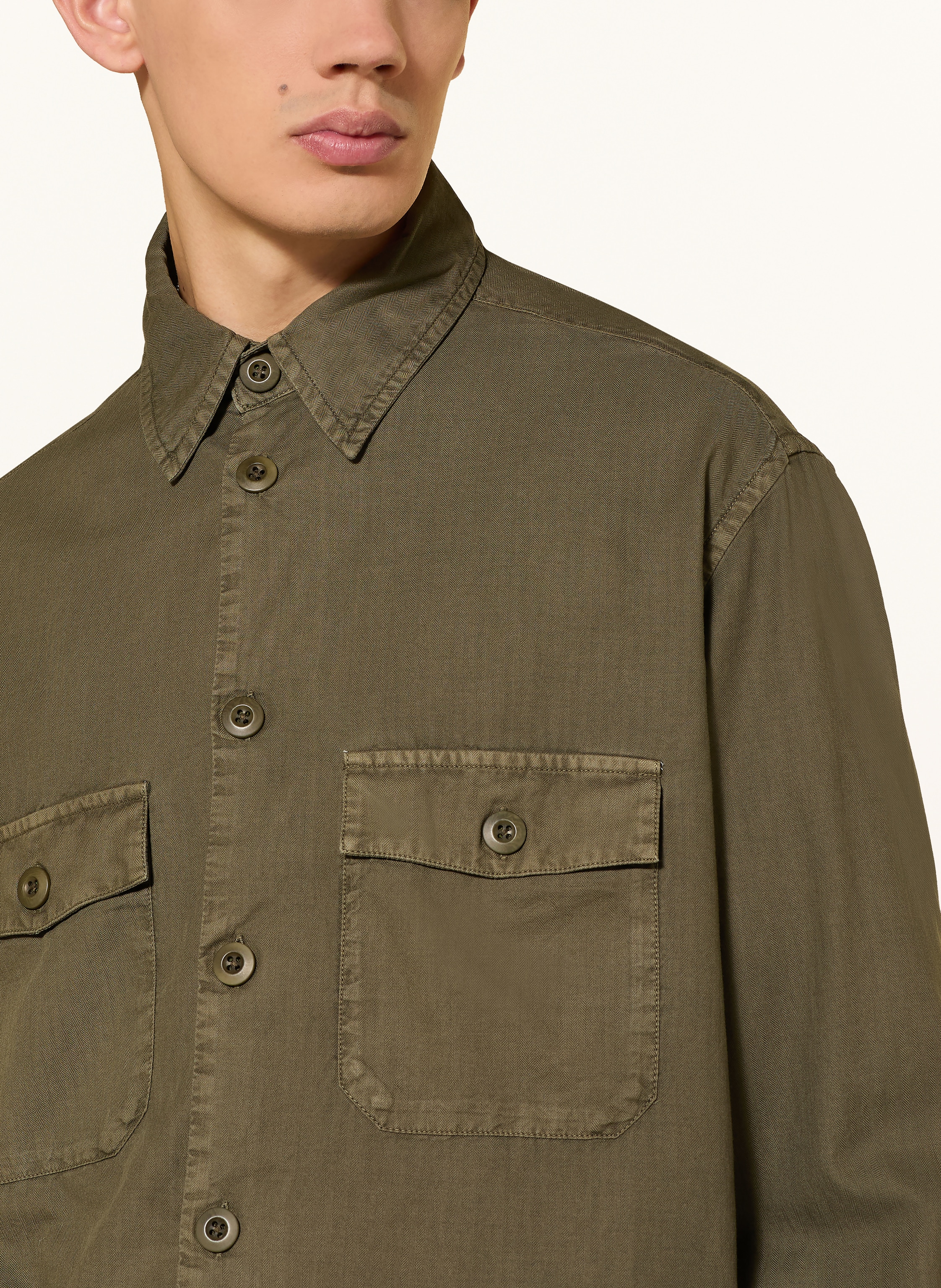 Thumbnail - Allsaints Hemd Strand Relaxed Fit gruen