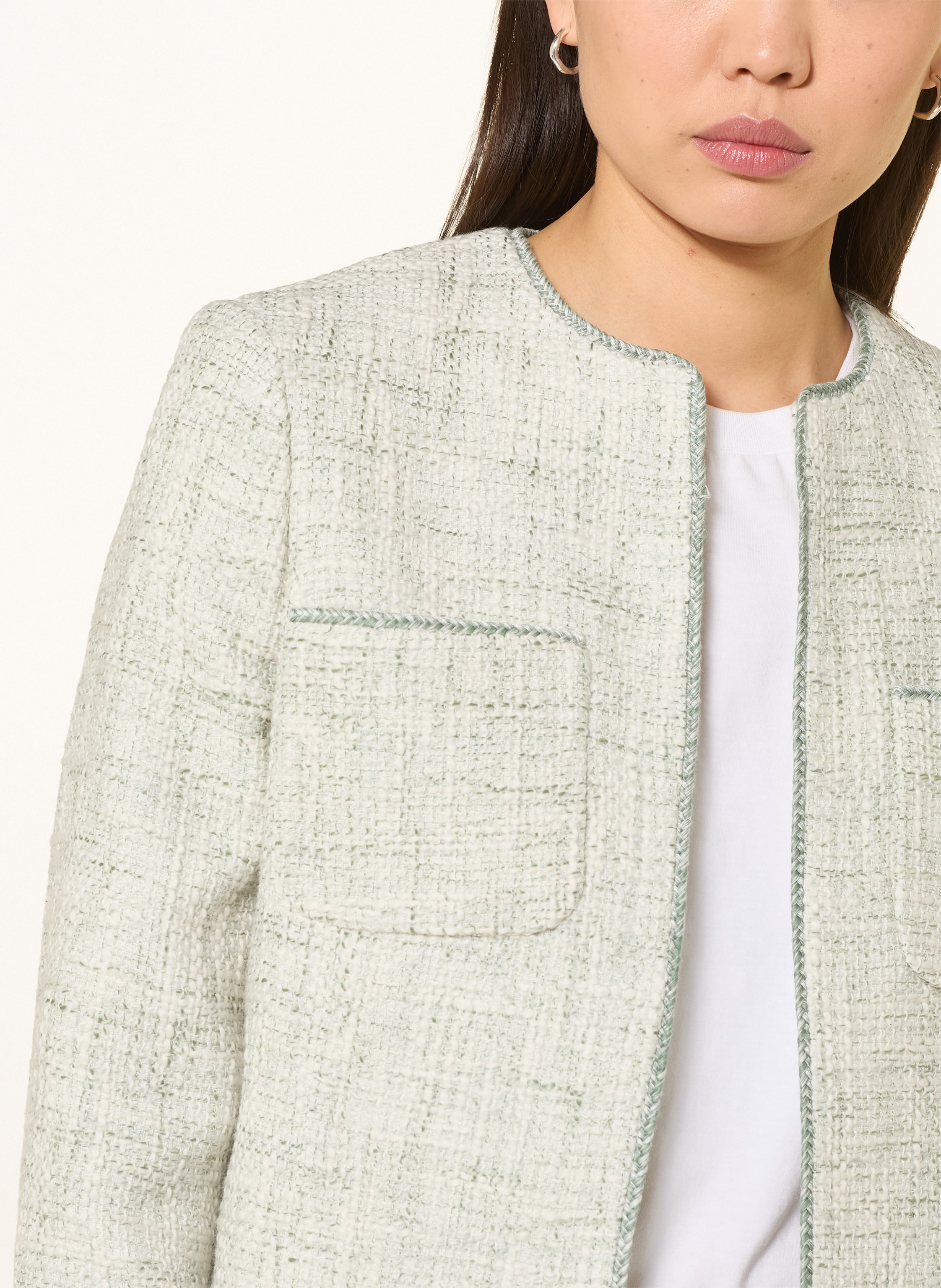 Thumbnail - Hobbs Kastenjacke Darcy Aus Bouclé weiss