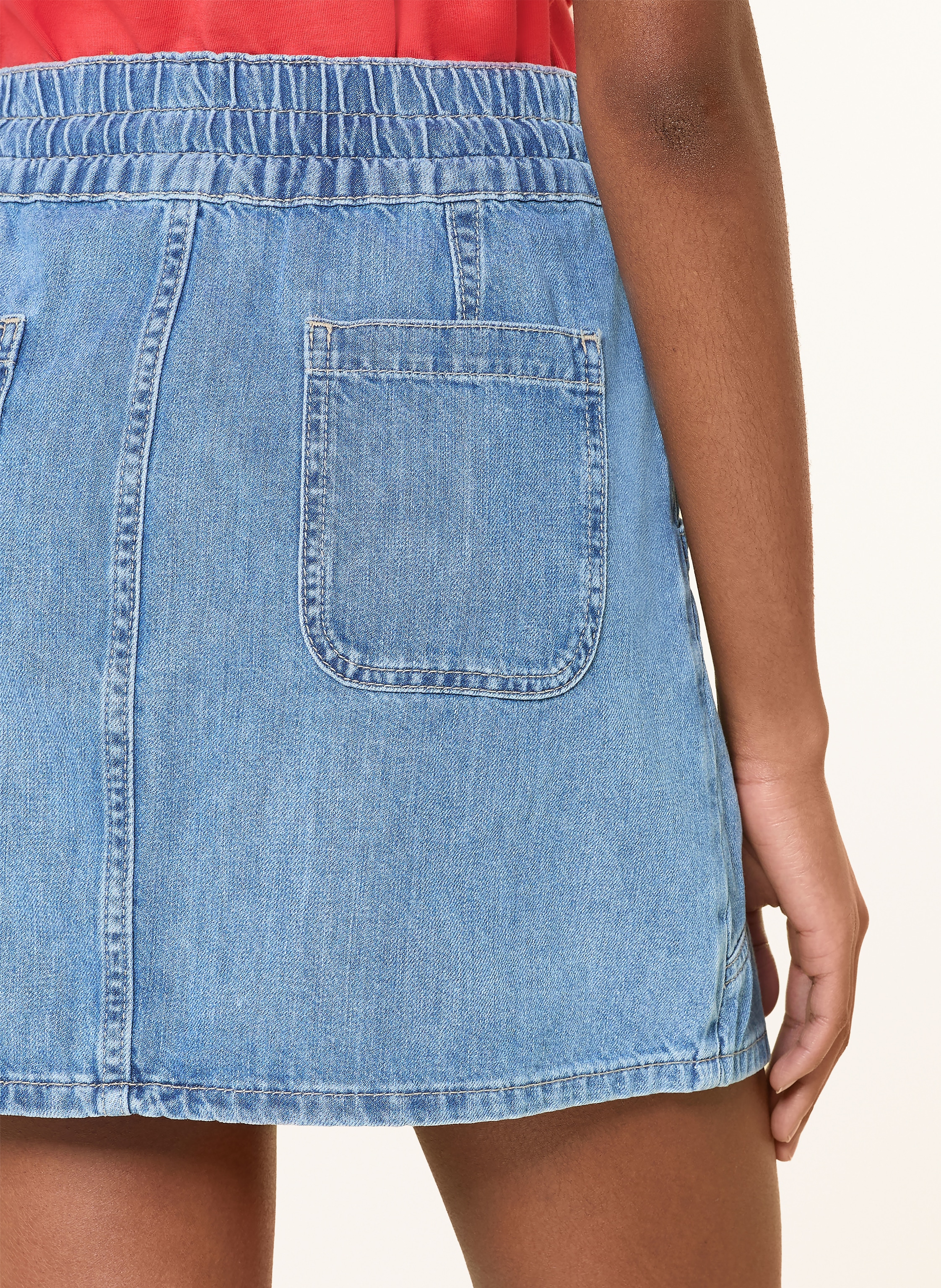 Thumbnail - Ba&Sh Jeansrock Martina blau