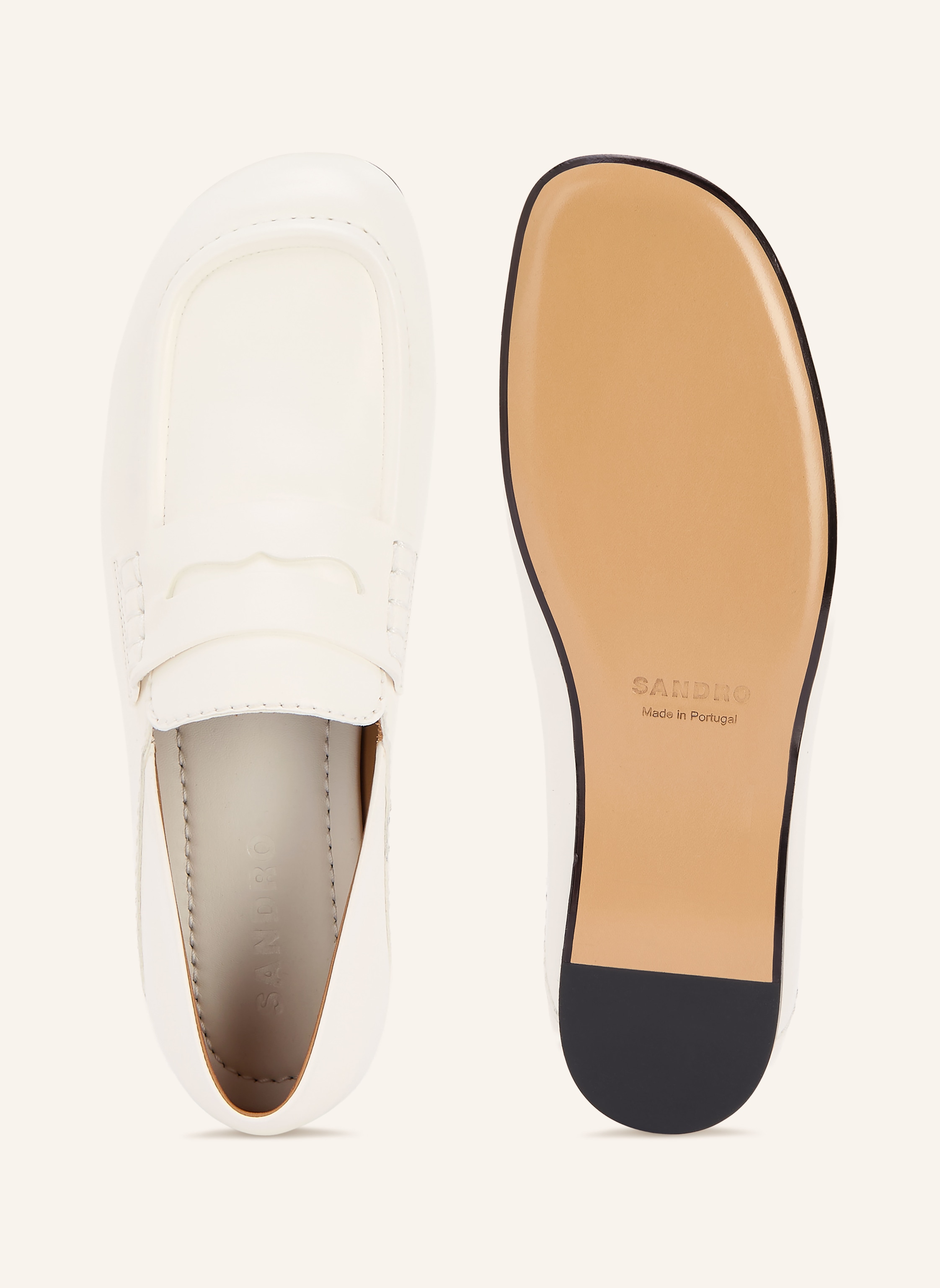 Thumbnail - Sandro Penny-Loafer weiss