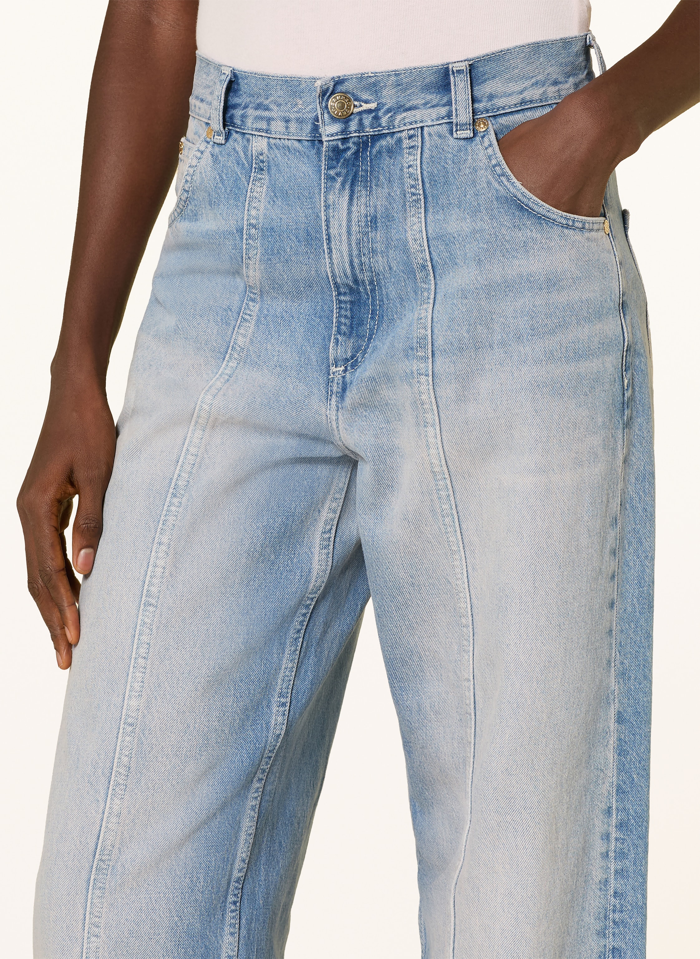 Thumbnail - Sandro Barrel Jeans blau