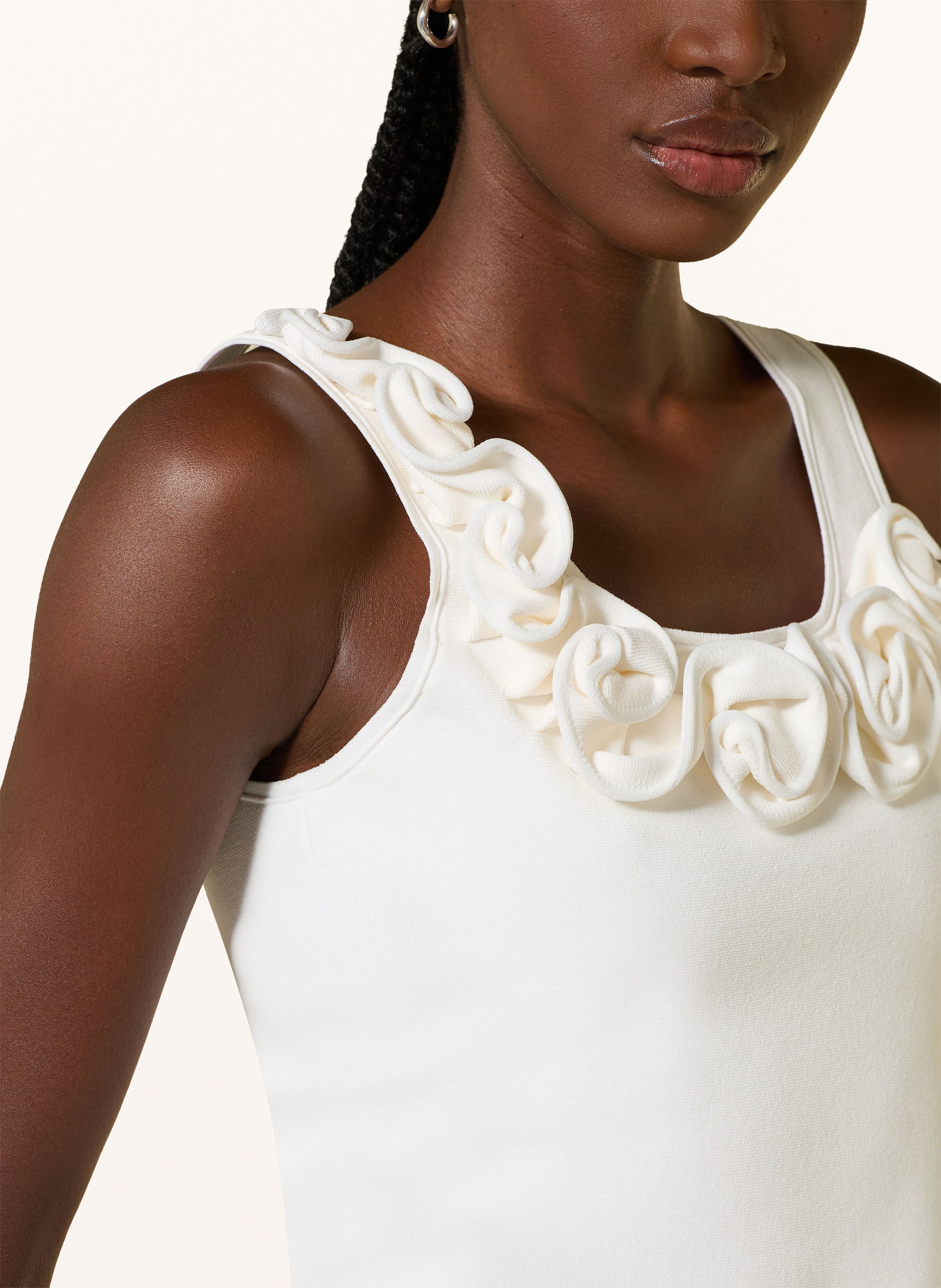 Thumbnail - Sandro Cropped-Stricktop weiss