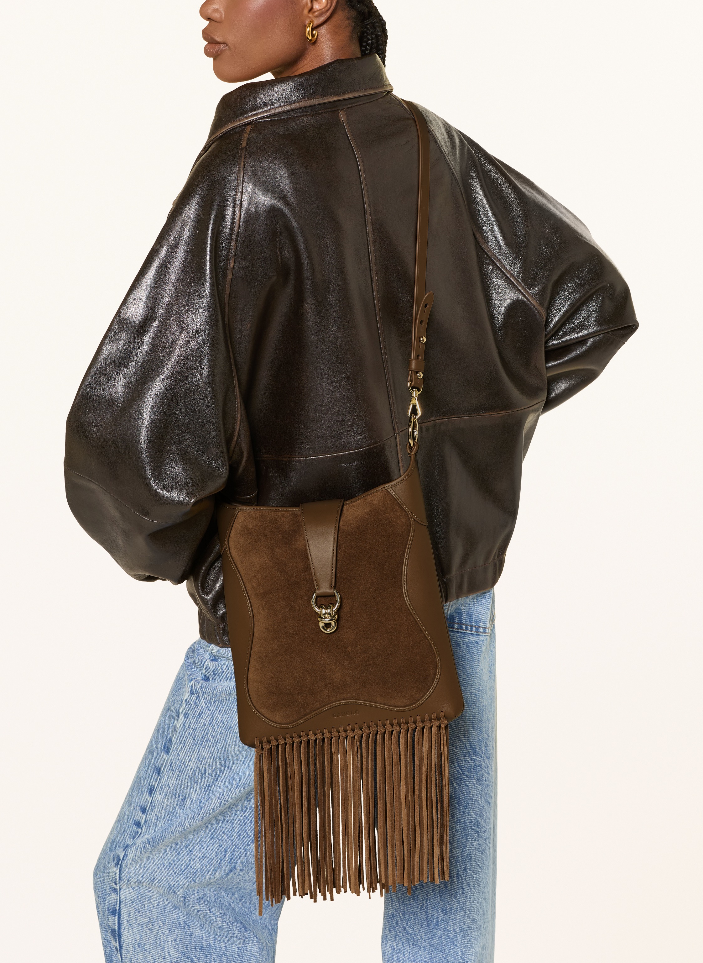 Thumbnail - Sandro Umhängetasche braun