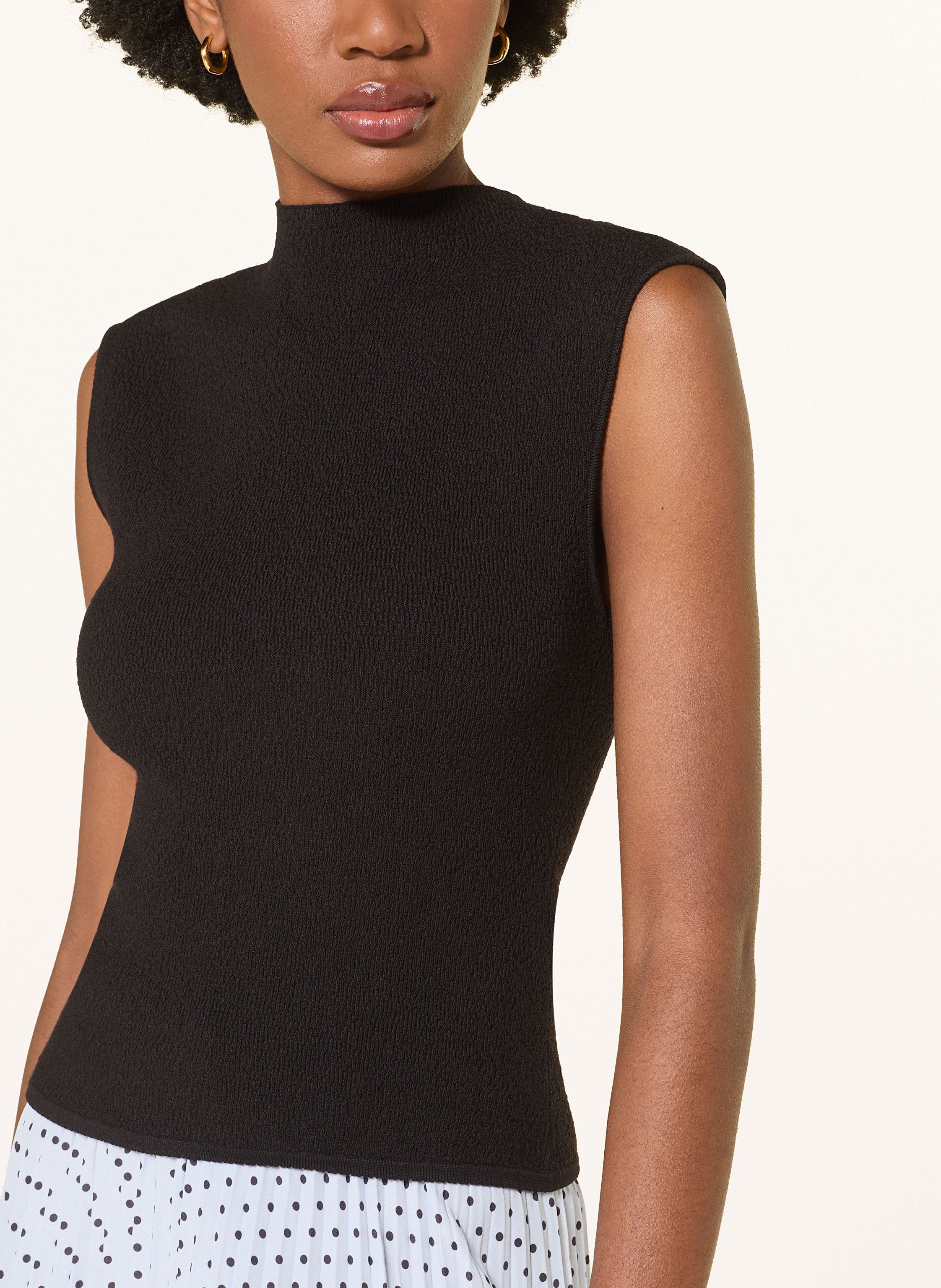 Thumbnail - Claudie Pierlot Stricktop schwarz