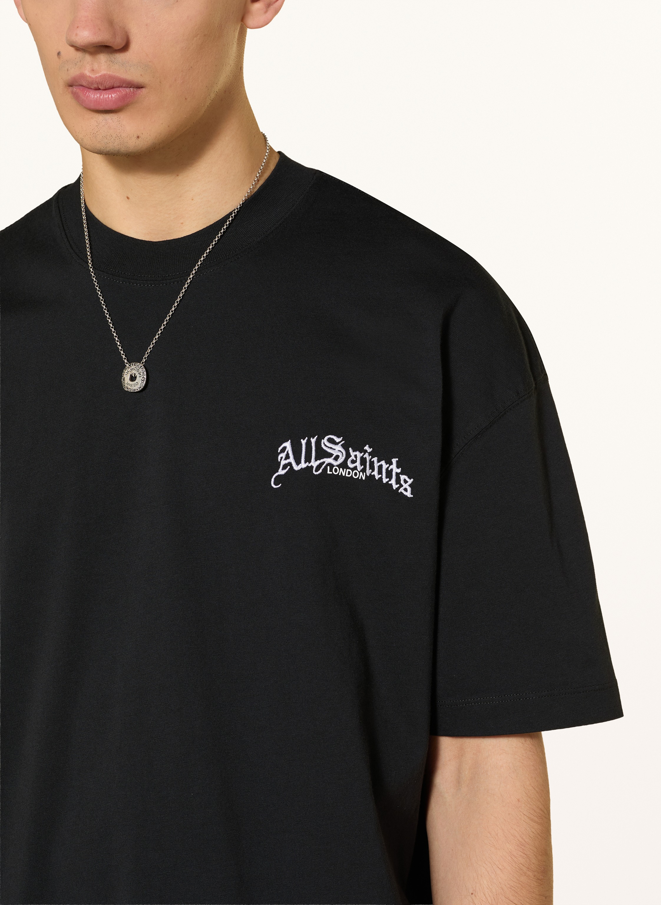 Thumbnail - Allsaints T-Shirt Descent schwarz