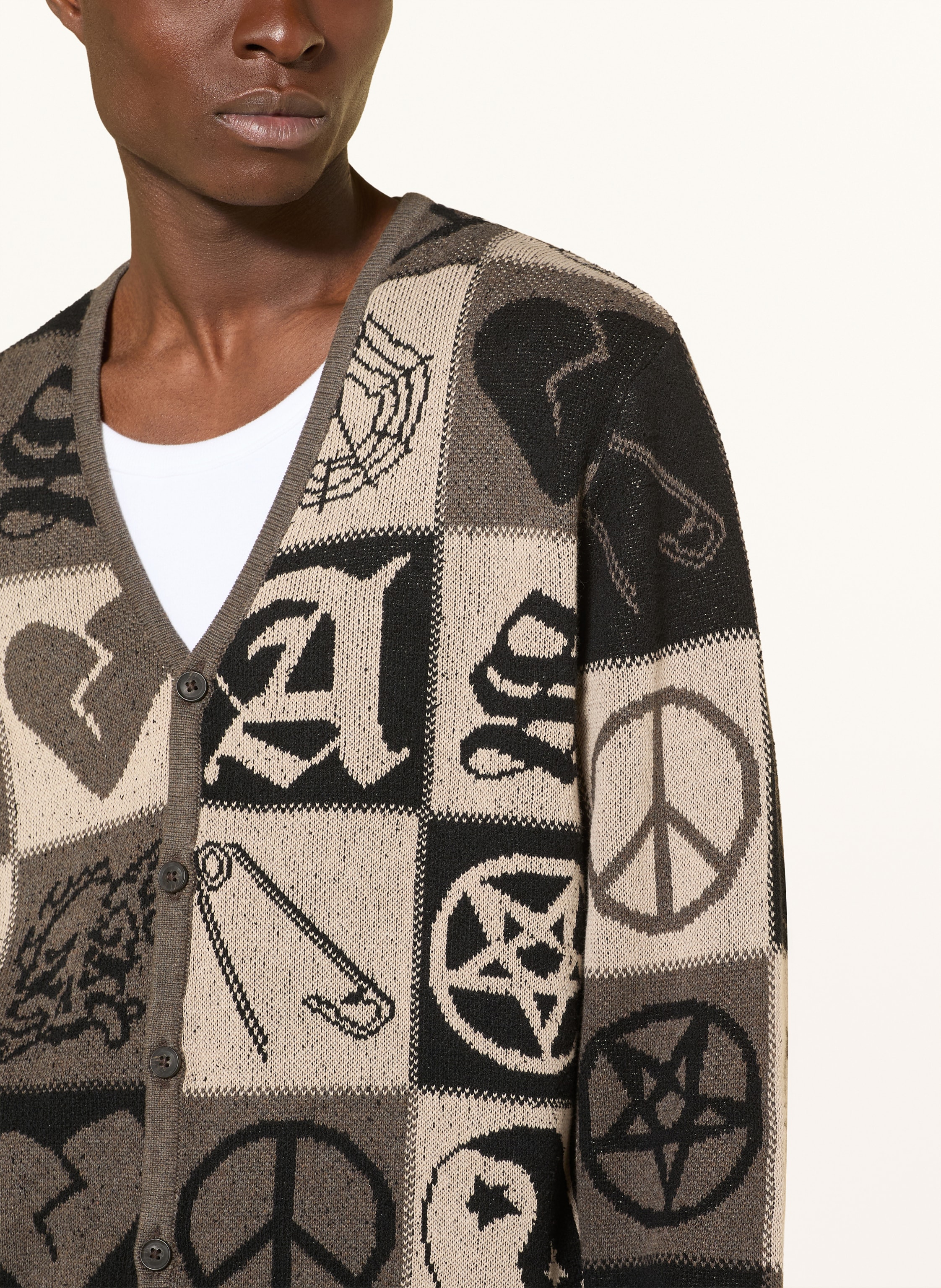 Thumbnail - Allsaints Strickjacke Barker braun