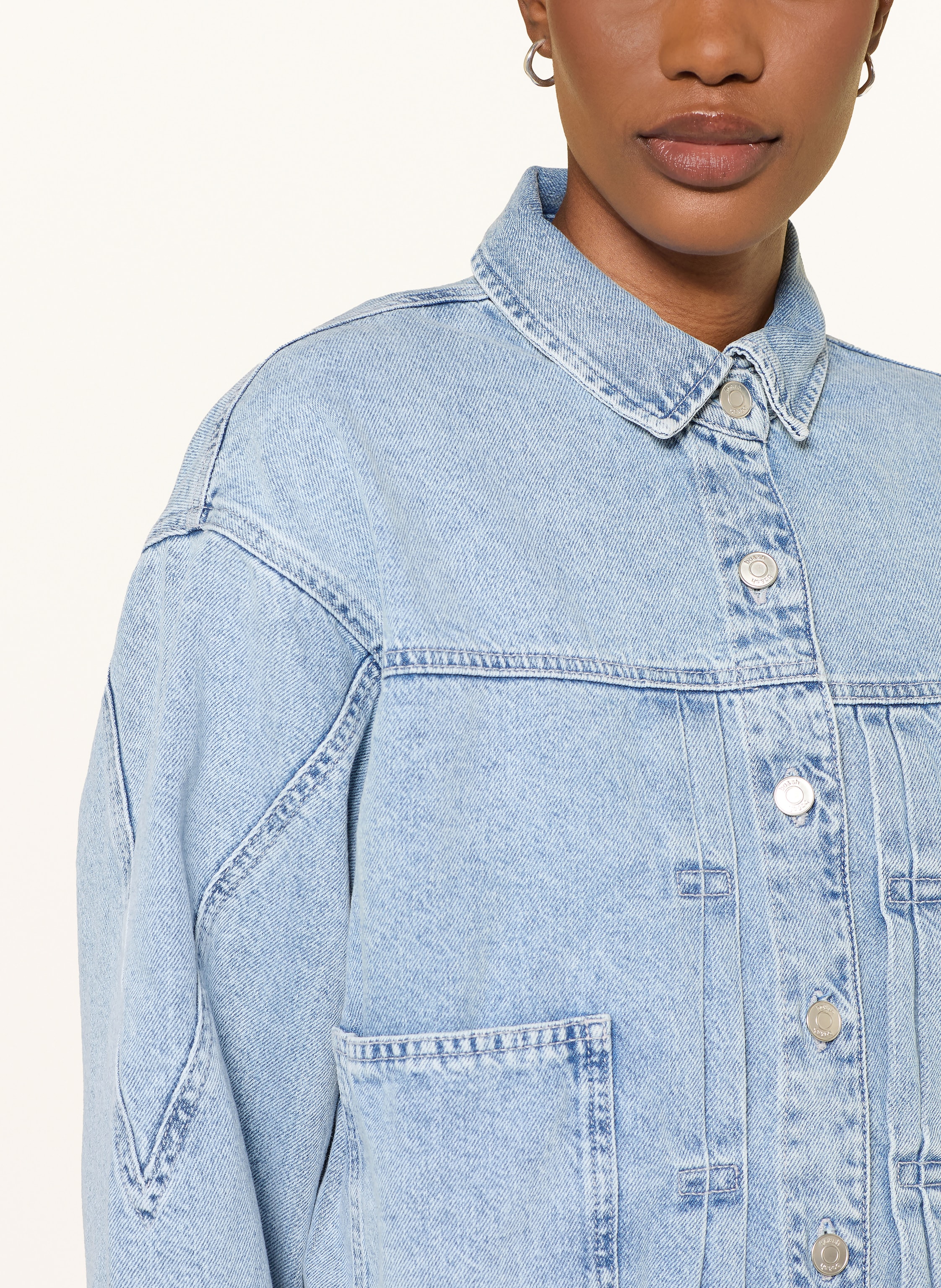 Thumbnail - Ba&Sh Jeansjacke Juno blau