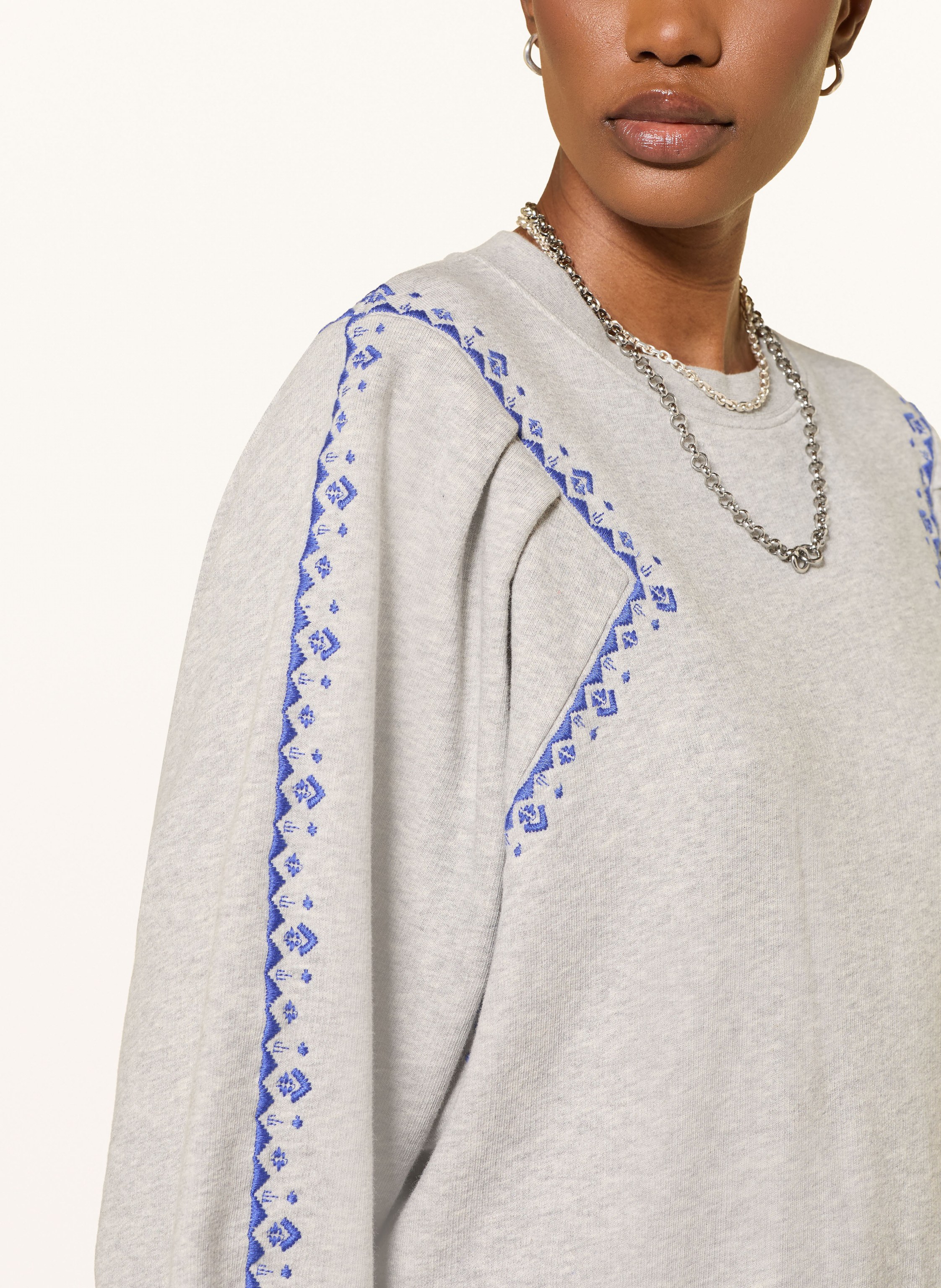 Thumbnail - Ba&Sh Sweatshirt Mesta grau