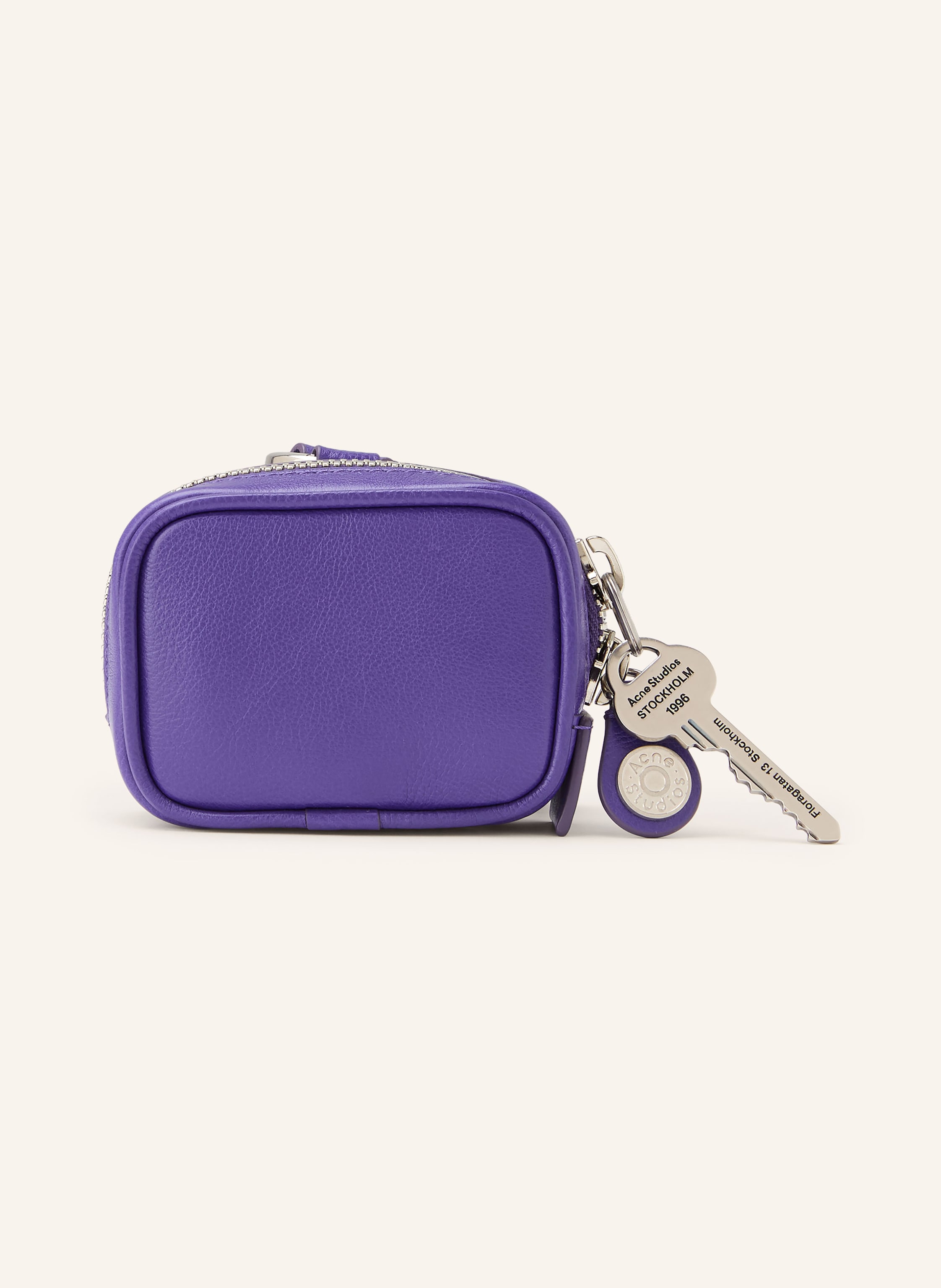 Acne Studios Acne Studios Micro Bag blau in LILA / SILBER