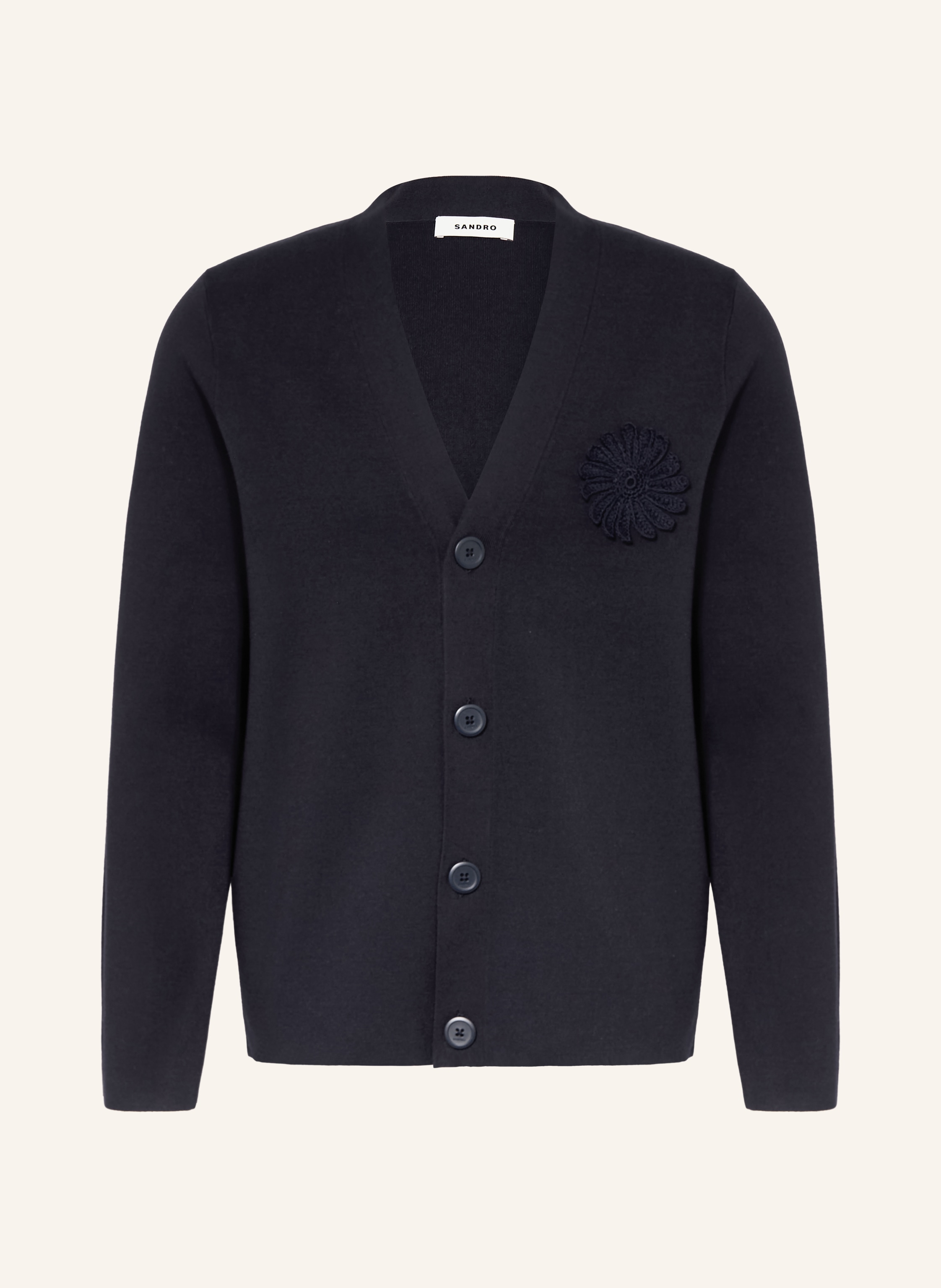 Sandro Strickjacke blau