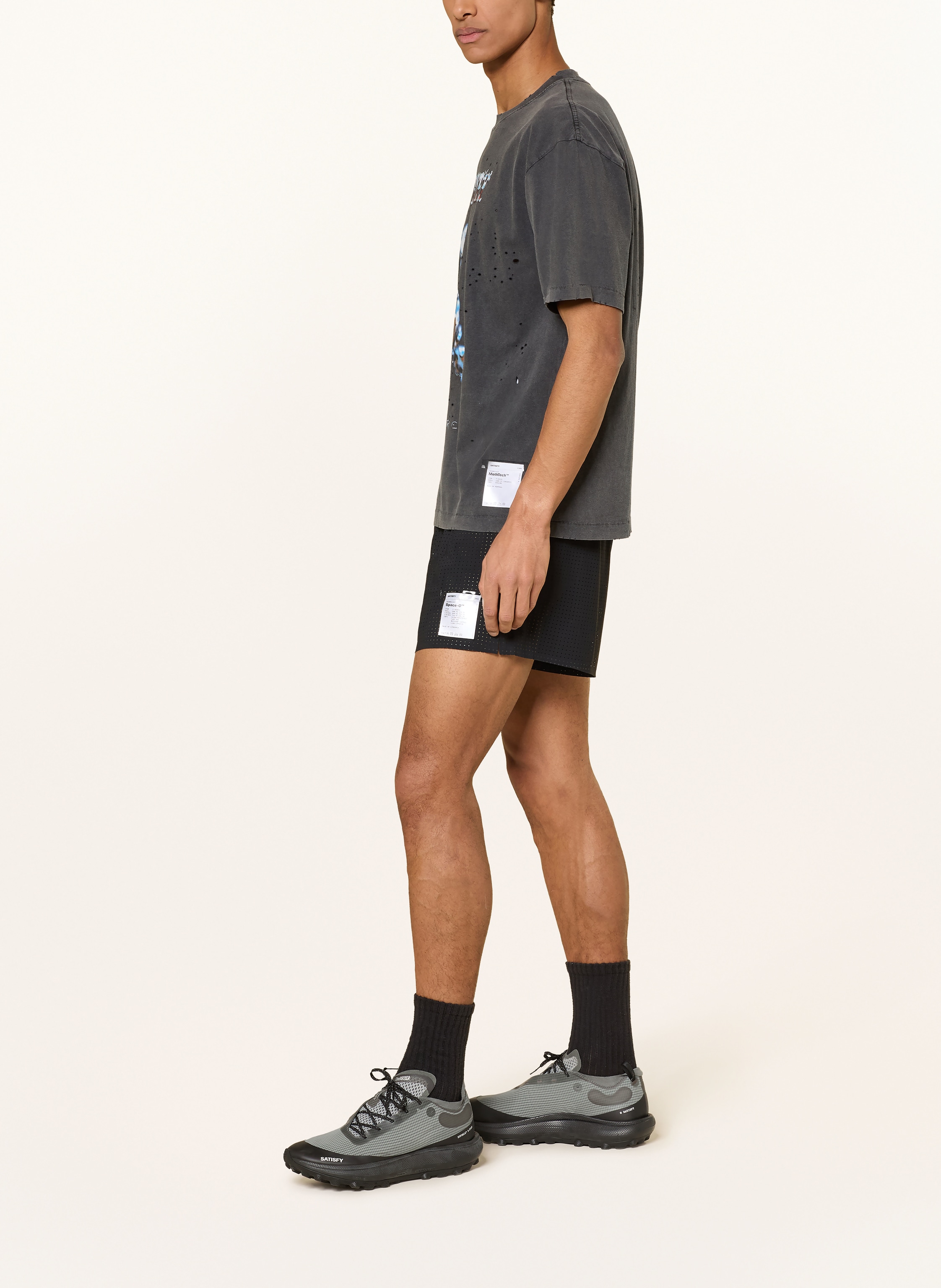 Thumbnail - Satisfy 2-In-1-Laufshorts Space-O™ schwarz