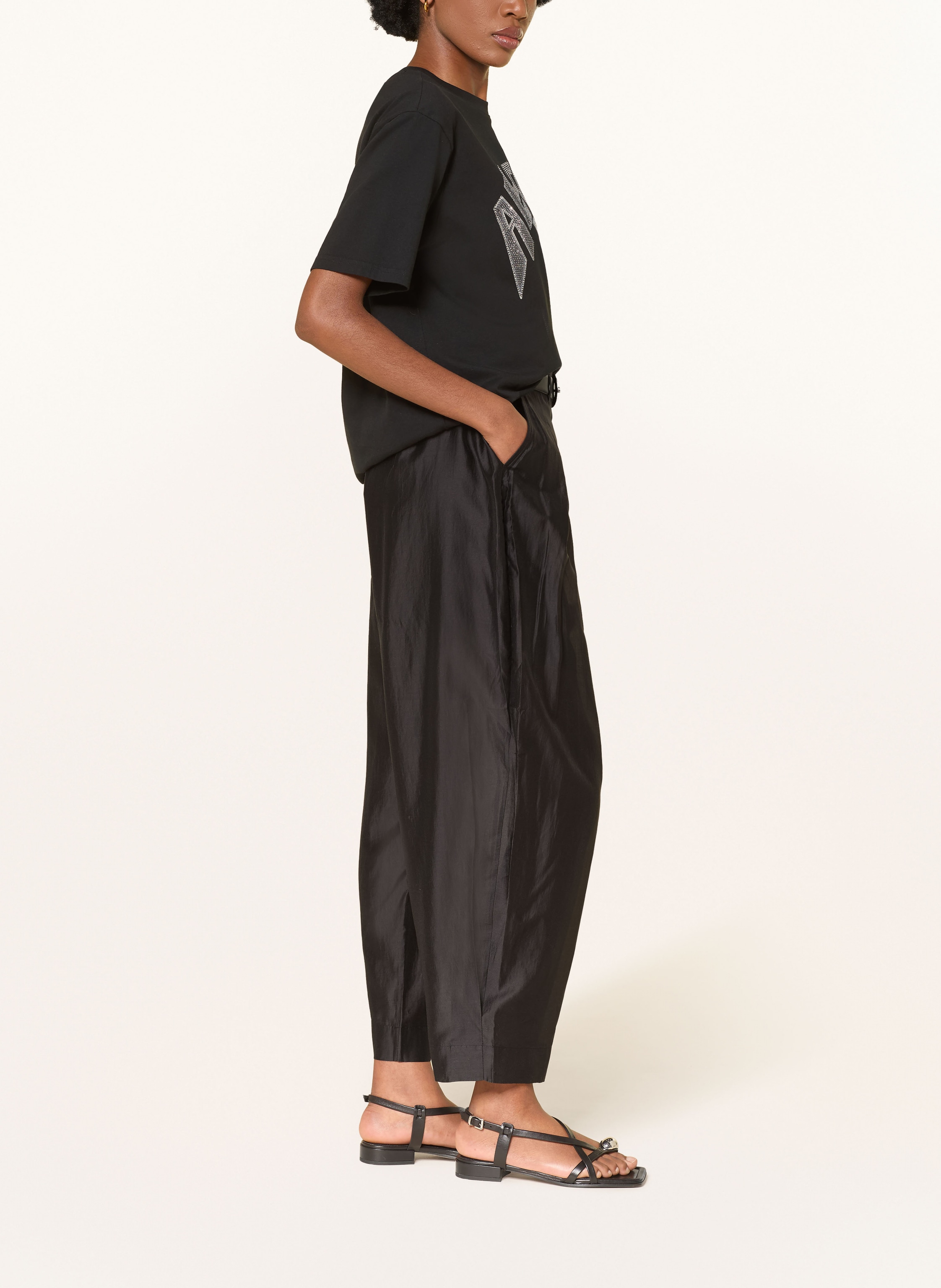 Thumbnail - Allsaints Hose Becca schwarz