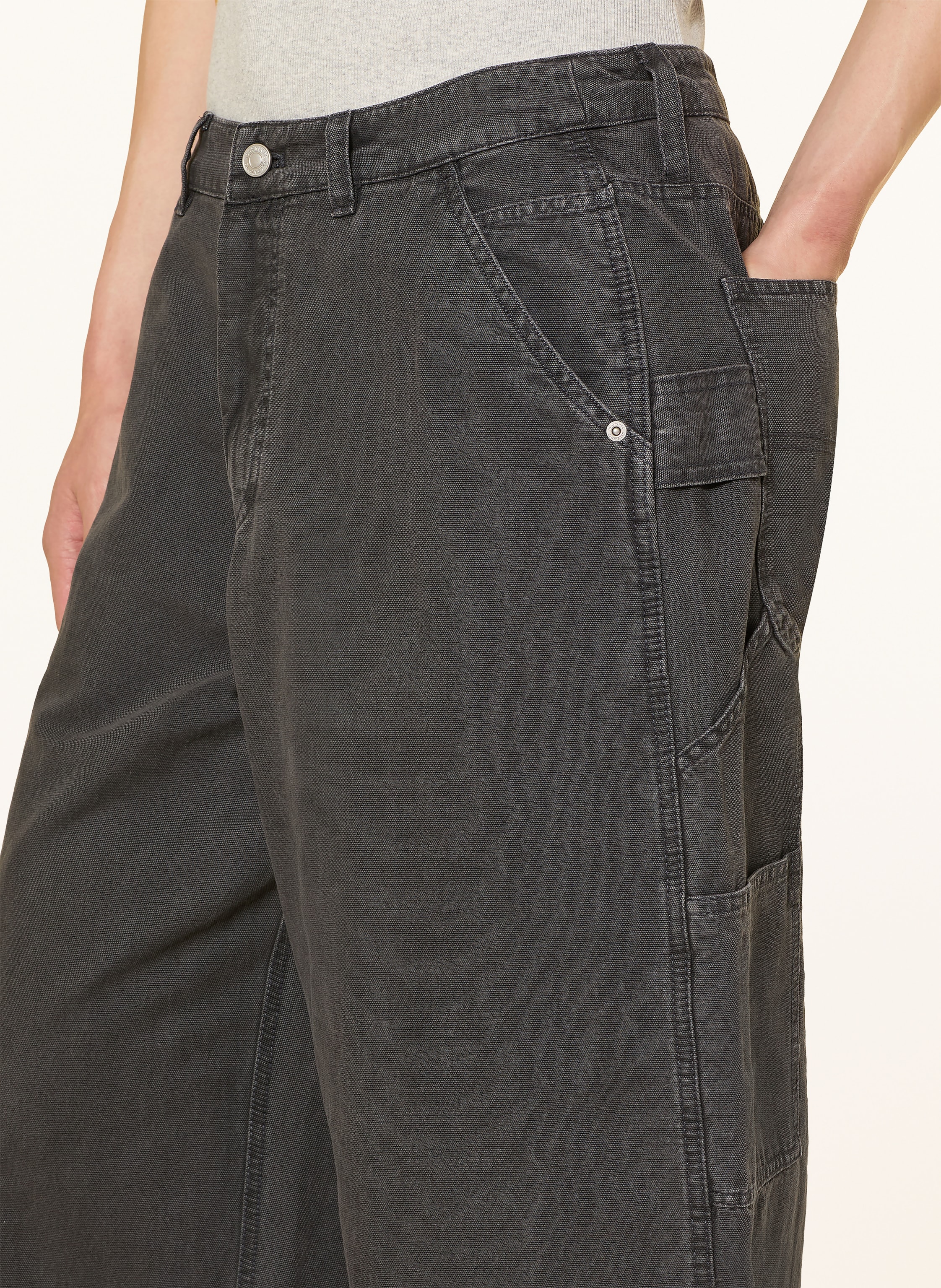 Thumbnail - Allsaints Cargojeans Jackson Regular Fit schwarz