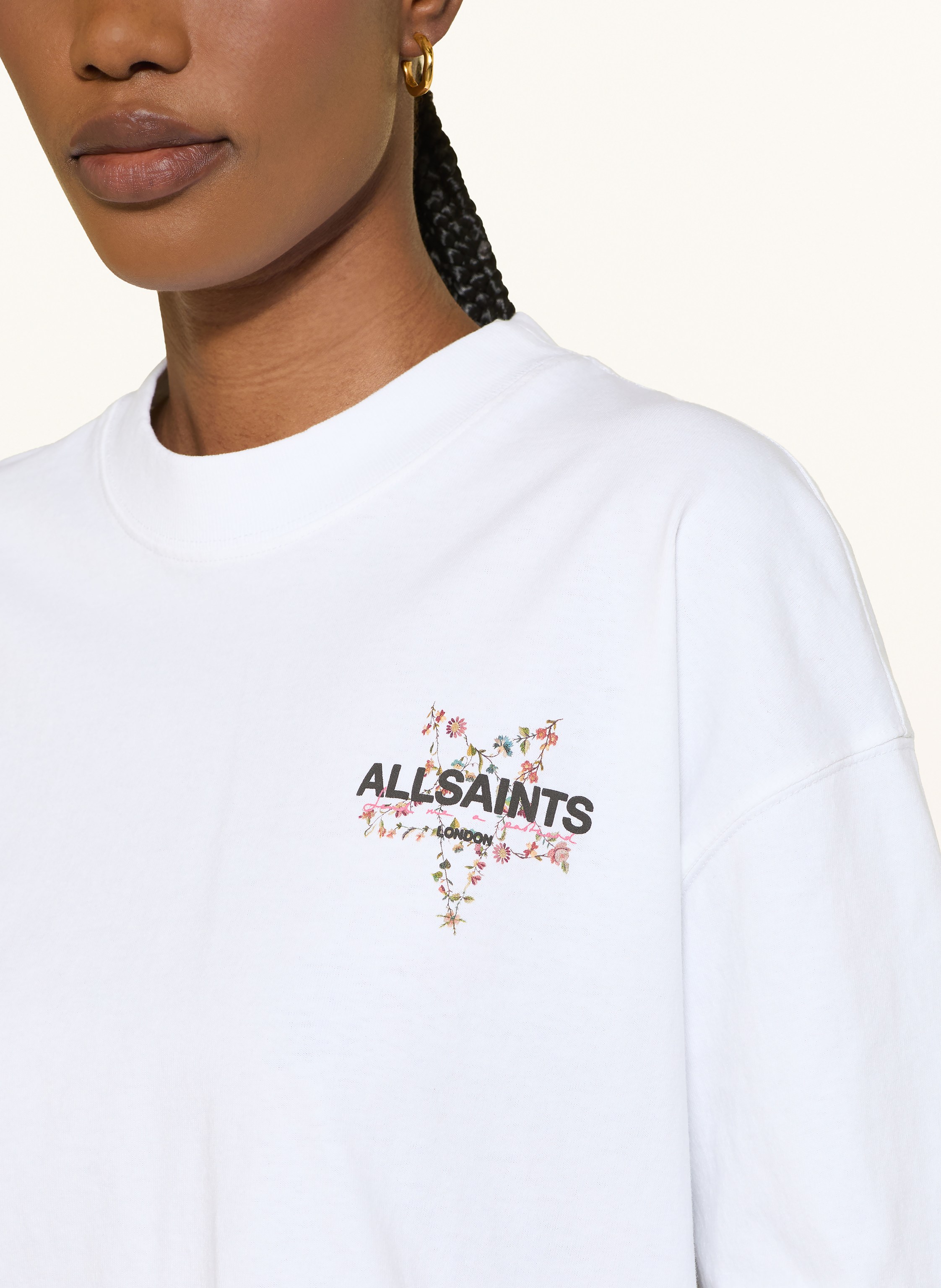 Thumbnail - Allsaints T-Shirt Pentacle Etta weiss