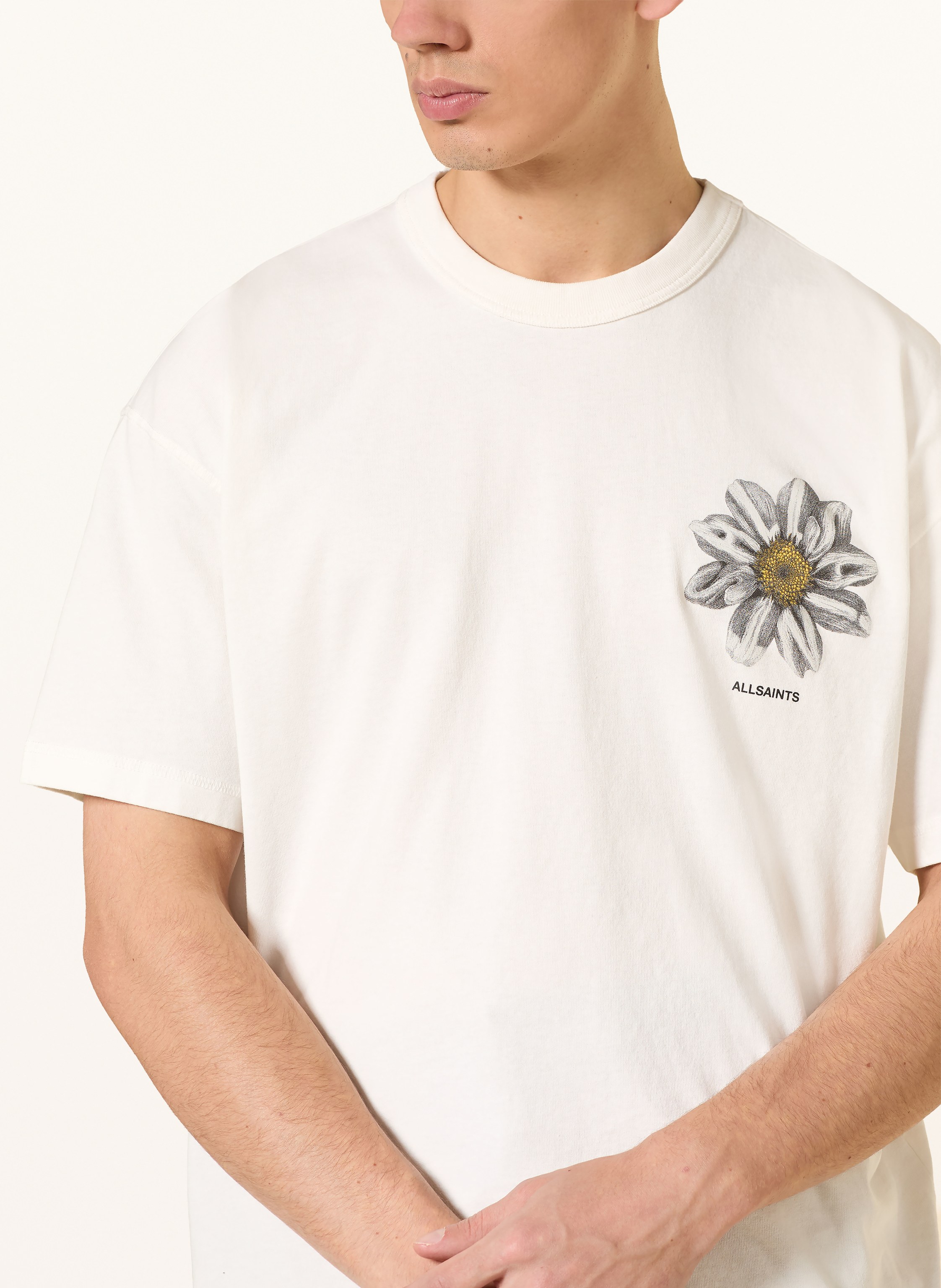 Thumbnail - Allsaints T-Shirt Petals weiss