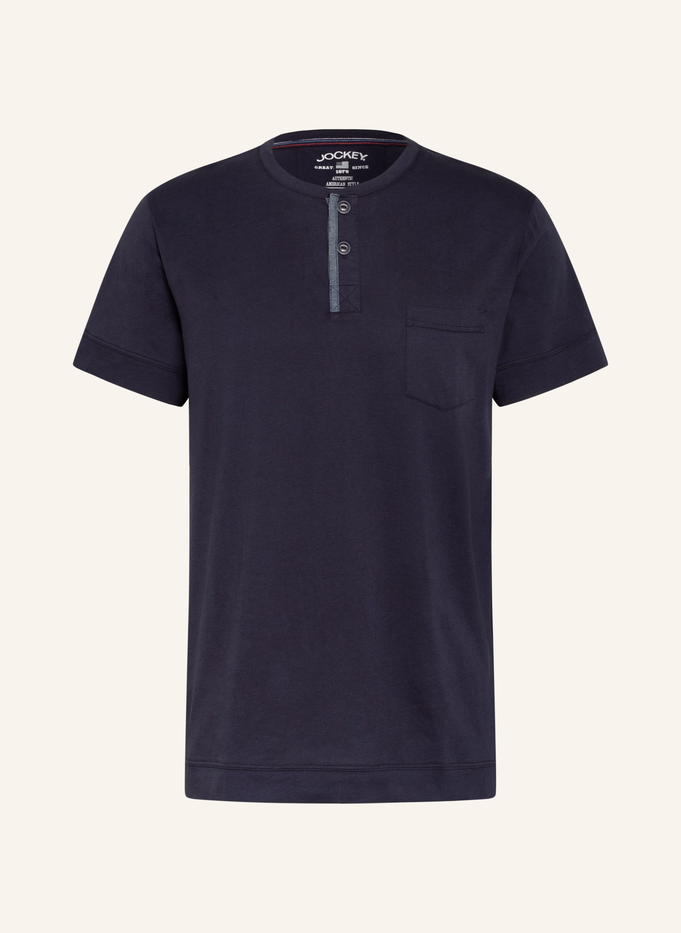 Jockey Schlafshirt Night & Day blau
