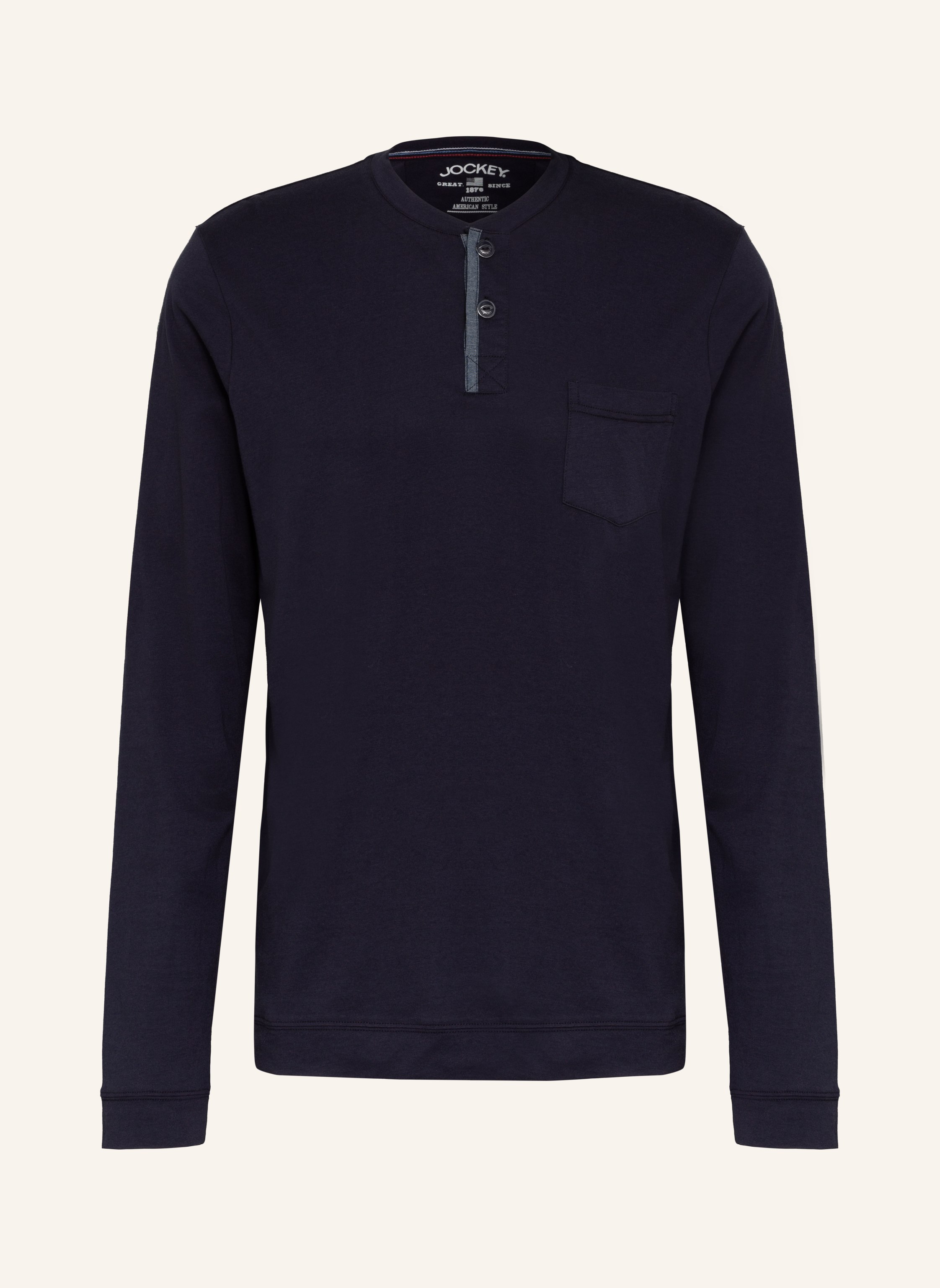Jockey Schlafshirt Night And Day blau