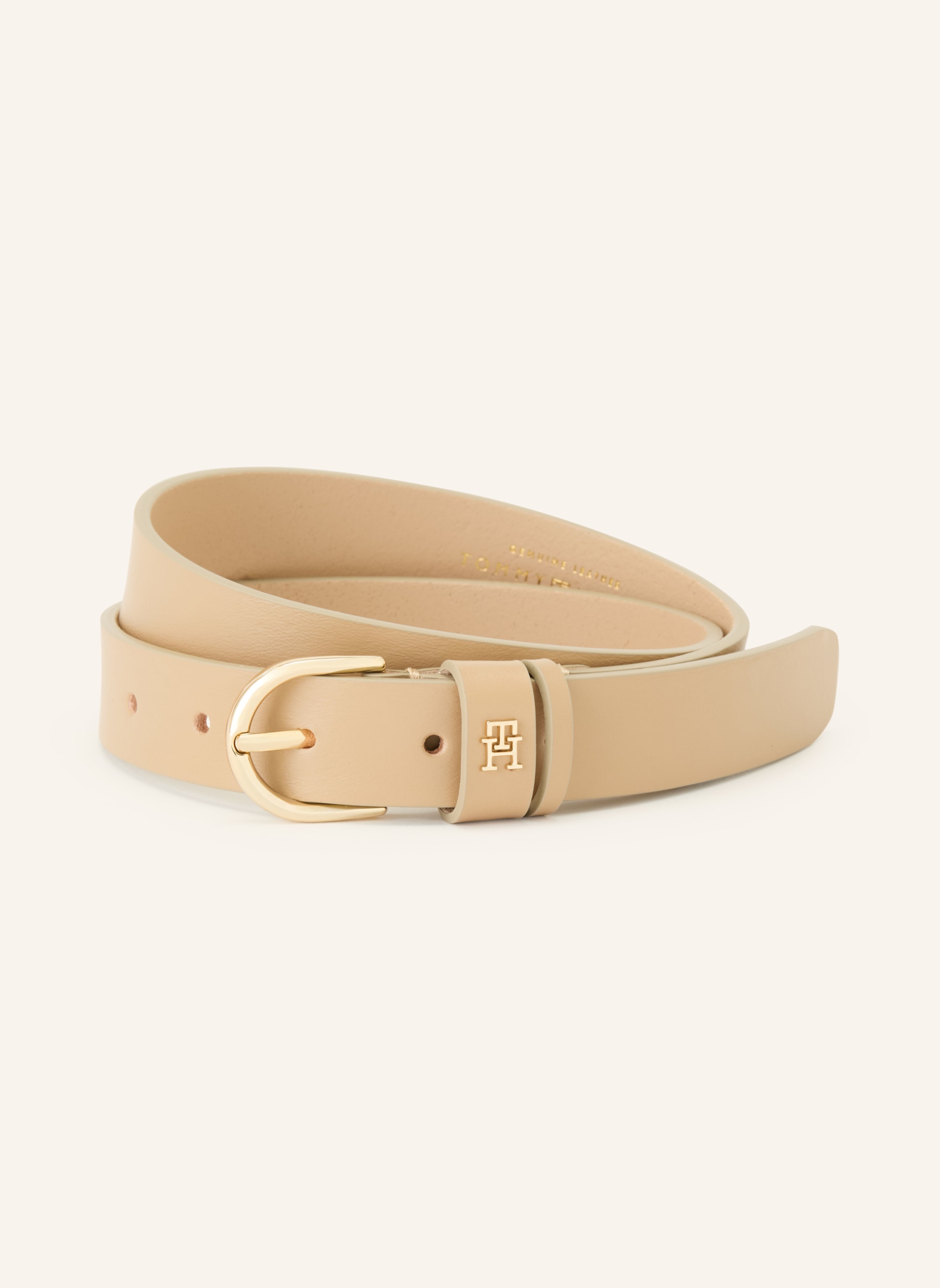 Tommy Hilfiger Ledergürtel beige