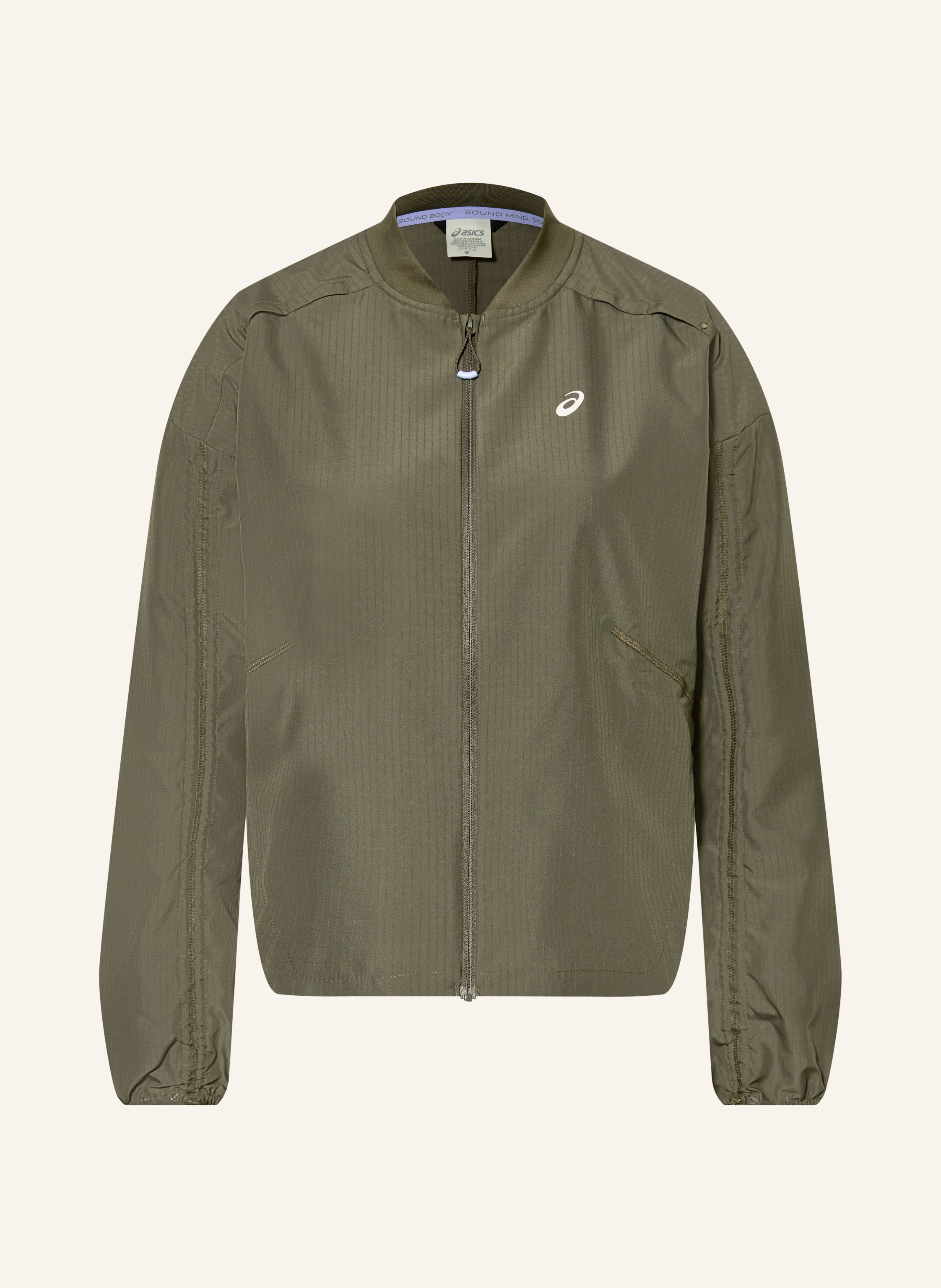 Asics Laufjacke Nagino gruen