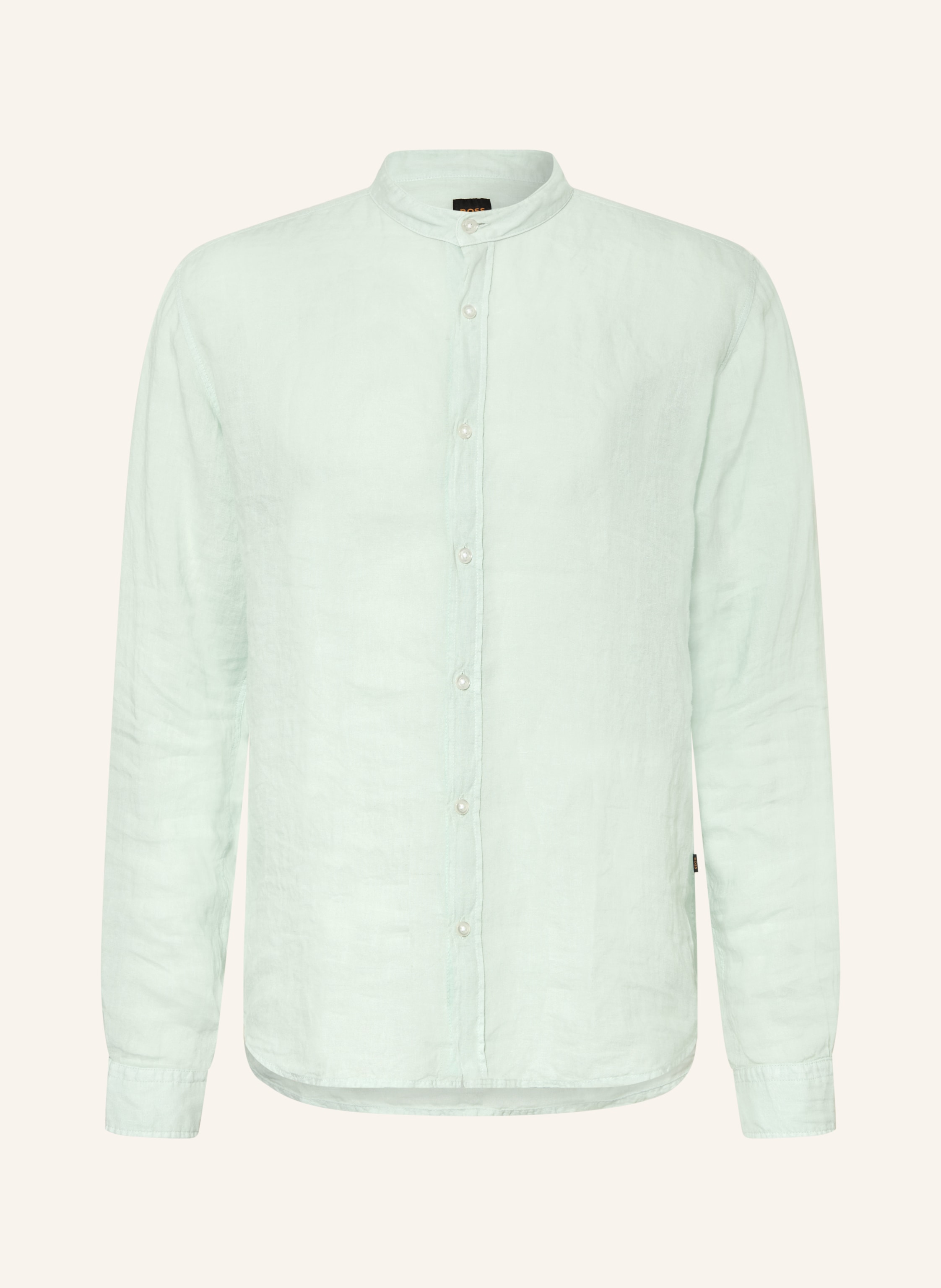 Boss Boss Leinenhemd Race Regular Fit blau in TÜRKIS