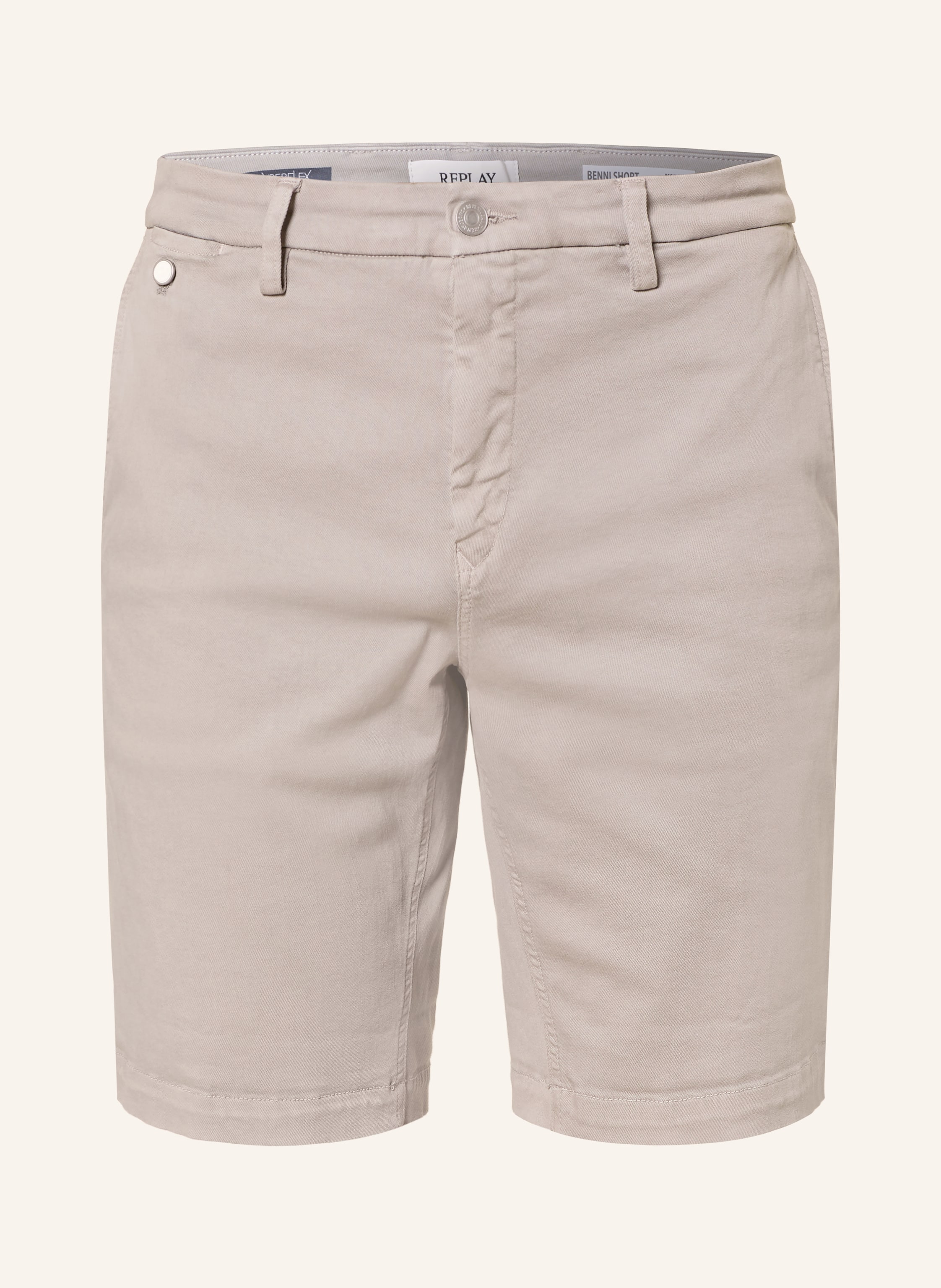Replay Jeansshorts Benni Regular Fit grau