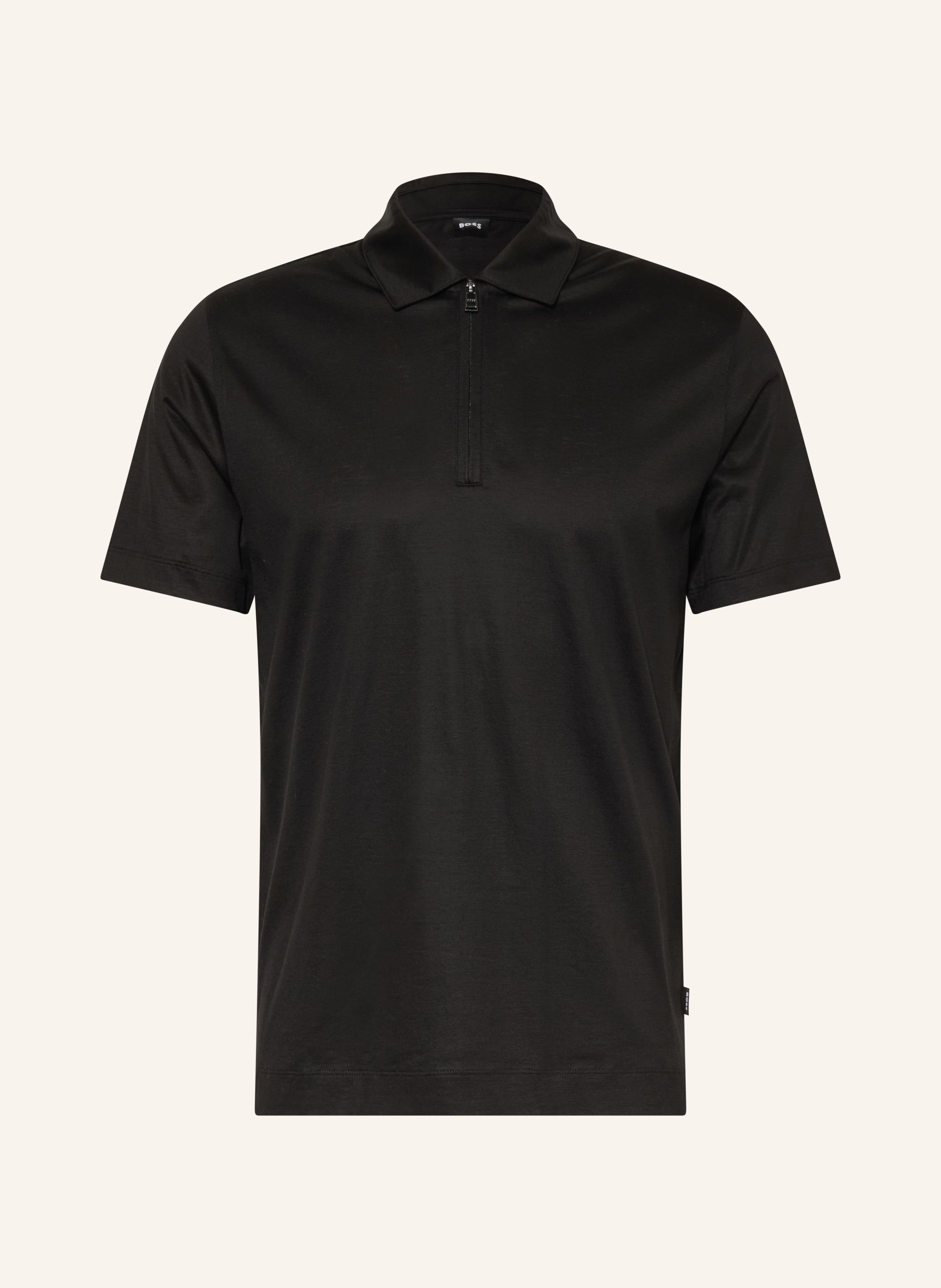Boss Jersey-Poloshirt Paras schwarz
