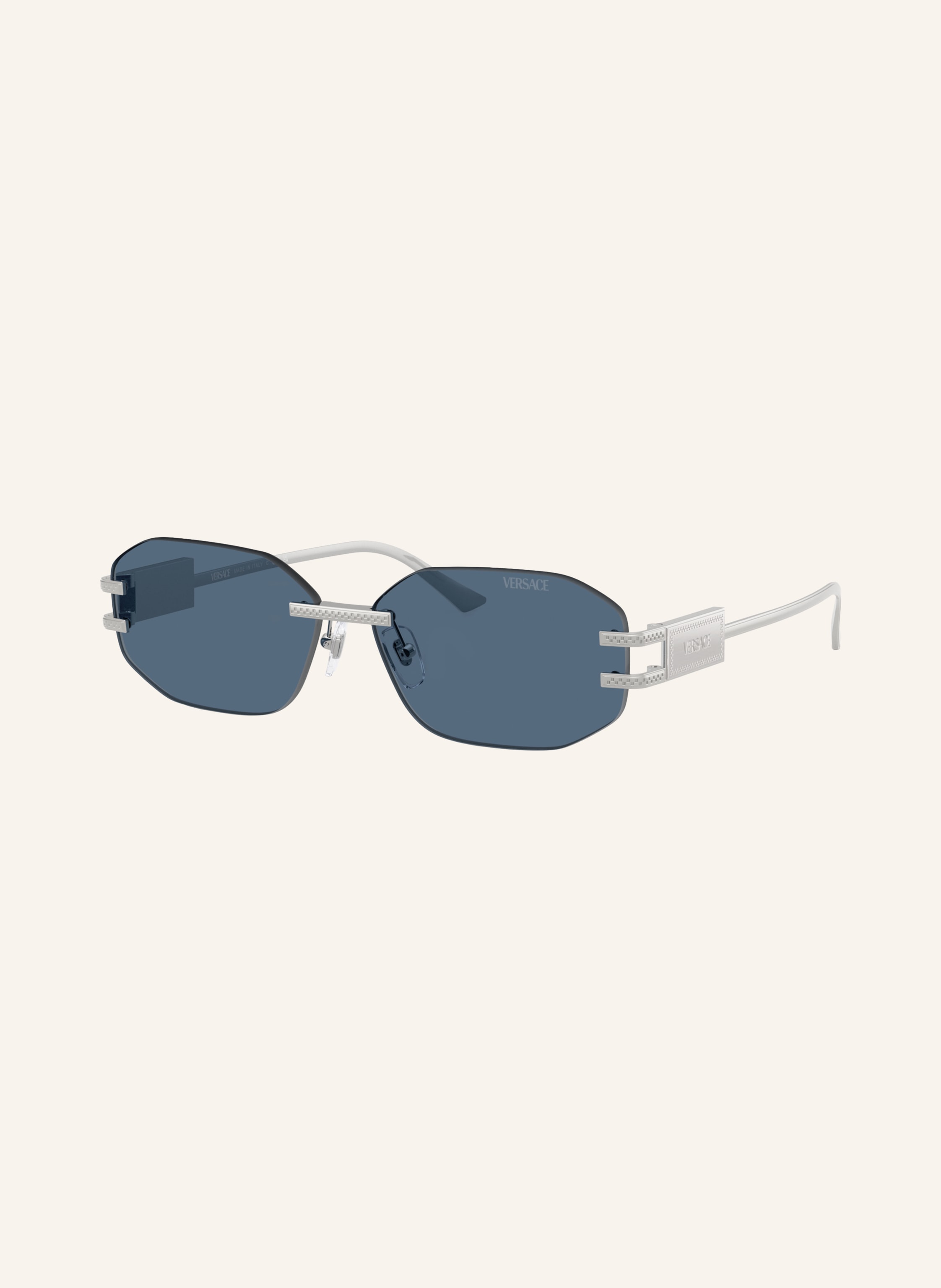 Versace Versace Sonnenbrille ve2274 silber in SILBER/ DUNKELBLAU