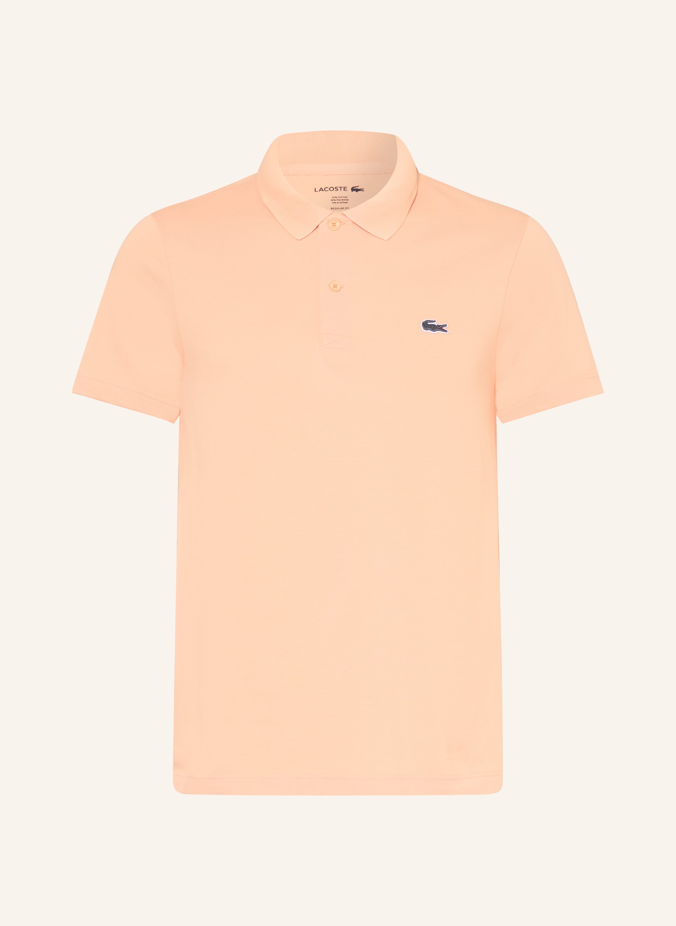 Lacoste Strick-Poloshirt Regular Fit orange
